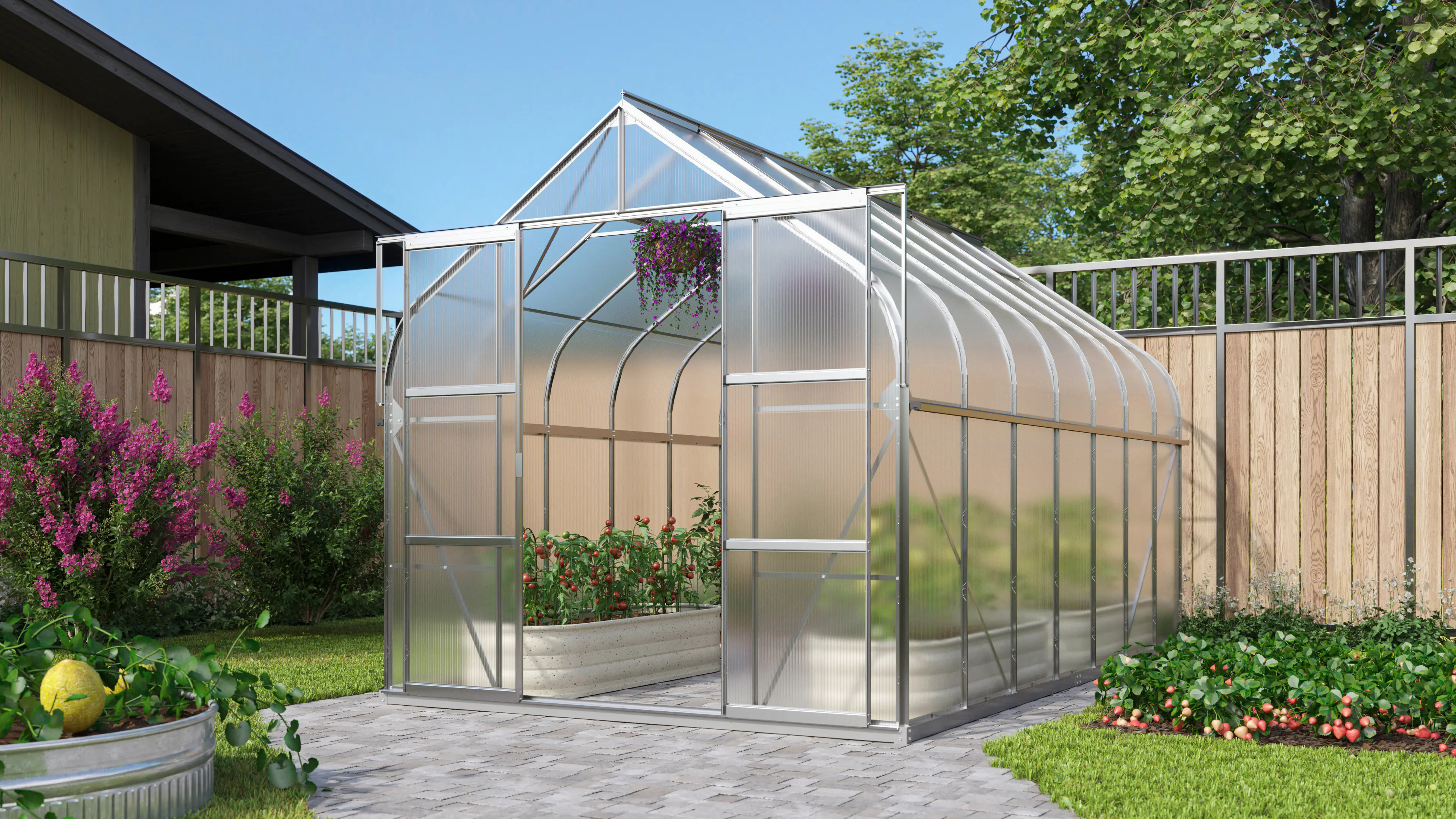 Vitavia Gewächshaus Dione 11500 Alu 2,64 x 4,45 x 2,55 m