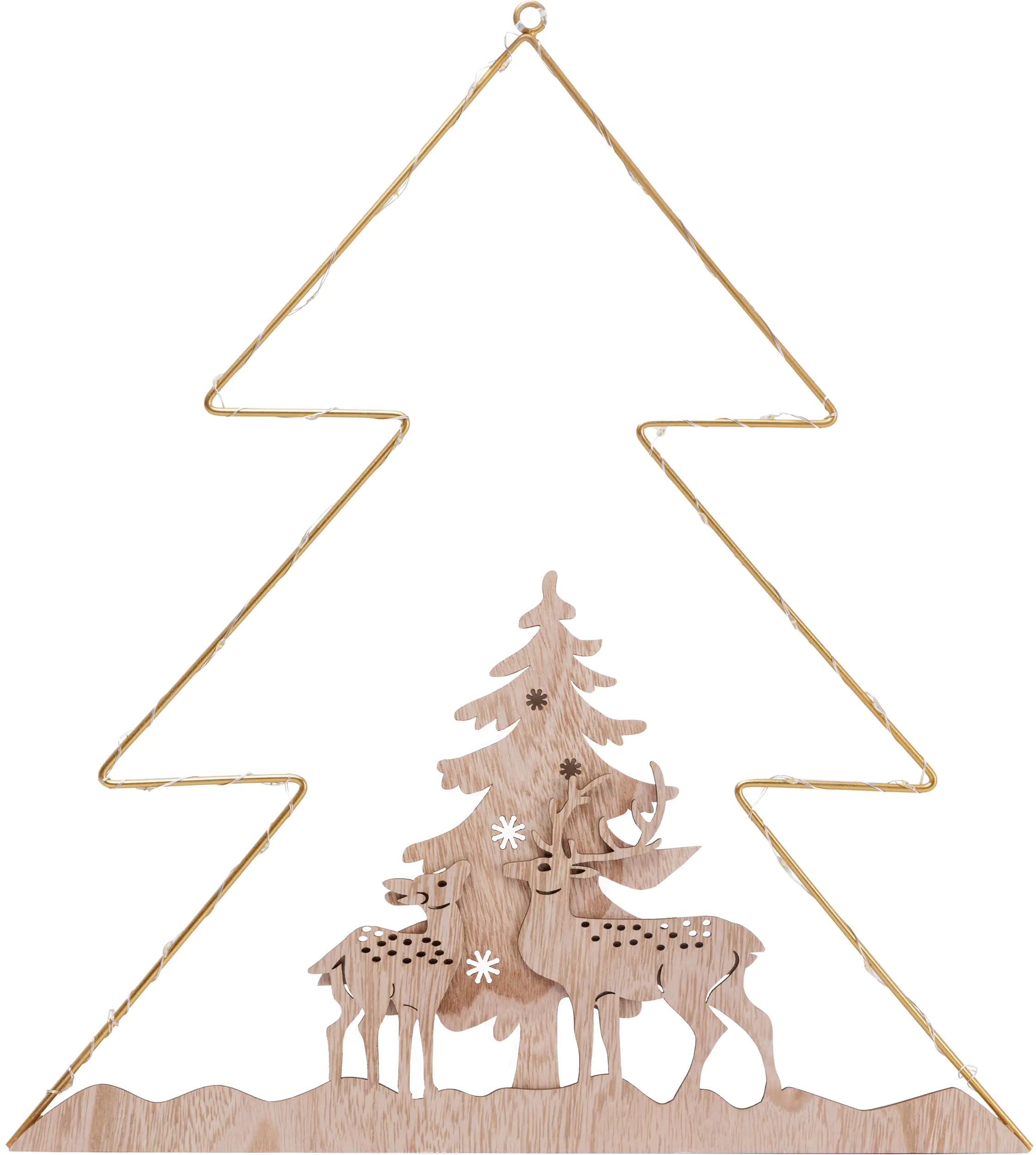 TrendLine LED Metallsilhouette Baum 40 x 37 cm warmweiß mit Timer TrendLine LED Metallsilhouette Baum 40 x 37 cm warmweiß mit Timer