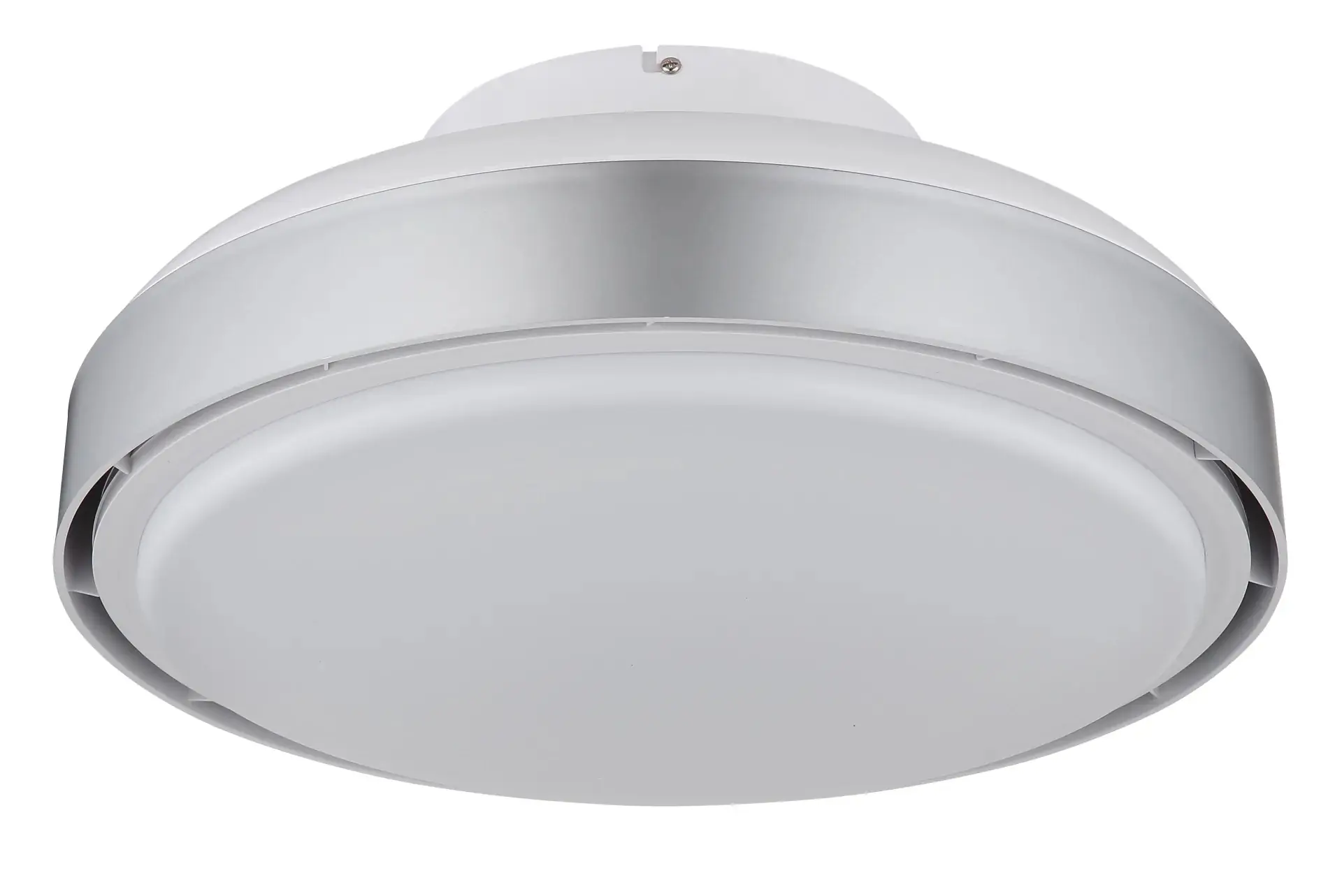 Globo Deckenventilator Carney Ø 45 cm 35 W silber CCT