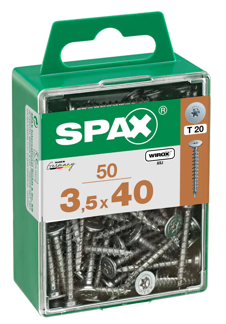 Spax Möbelbauschrauben 3.5 x 40 mm TX 20 - 50 Stk.