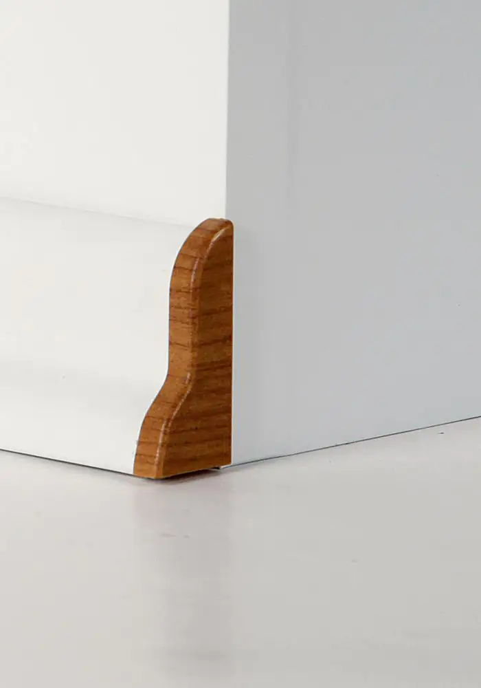 Classen Endkappen für FUXX-Leiste foliert 20 x 40 mm Kirschbaum Holzpore