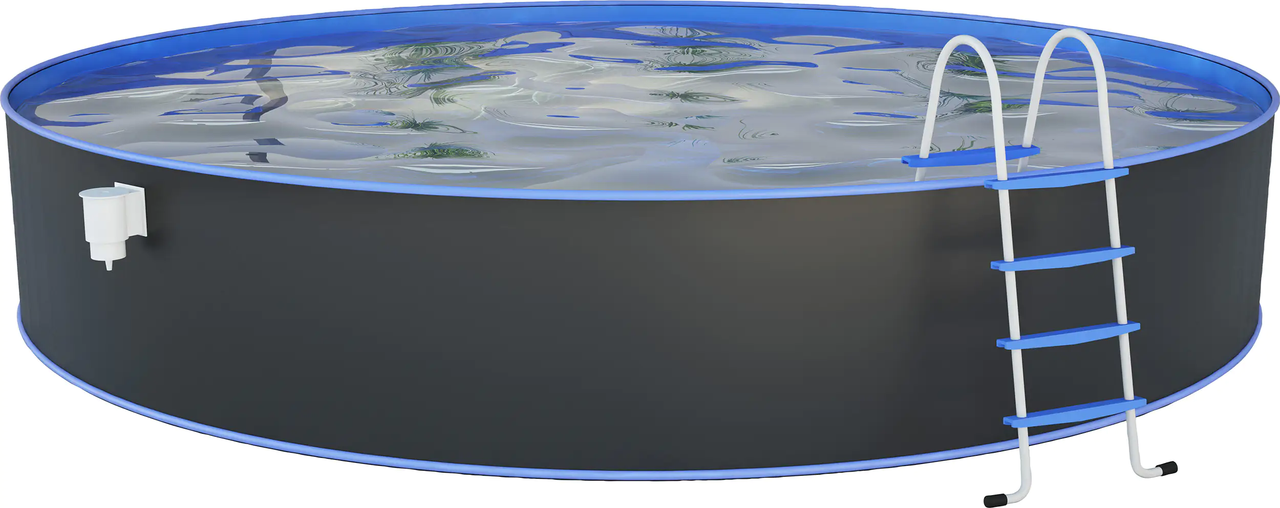 9008748000604 Steinbach Stahlwandpool Set Nuovo Ø 350 x 120 cm