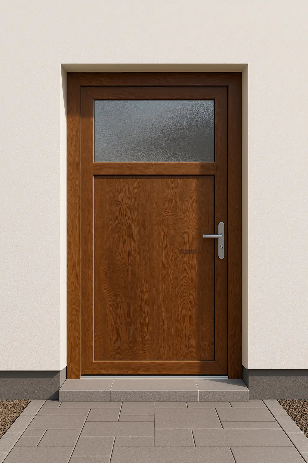 Panto Nebeneinganstür Kunststoff Modell K501 88 x 198 cm DIN rechts golden oak Panto Nebeneinganstür Kunststoff Modell K501 88 x 198 cm DIN rechts golden oak
