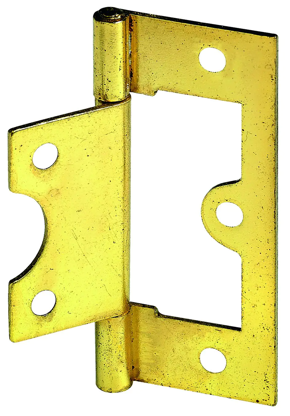 Hettich Lamellentürscharnier vermessingt, 63 x 25 mm