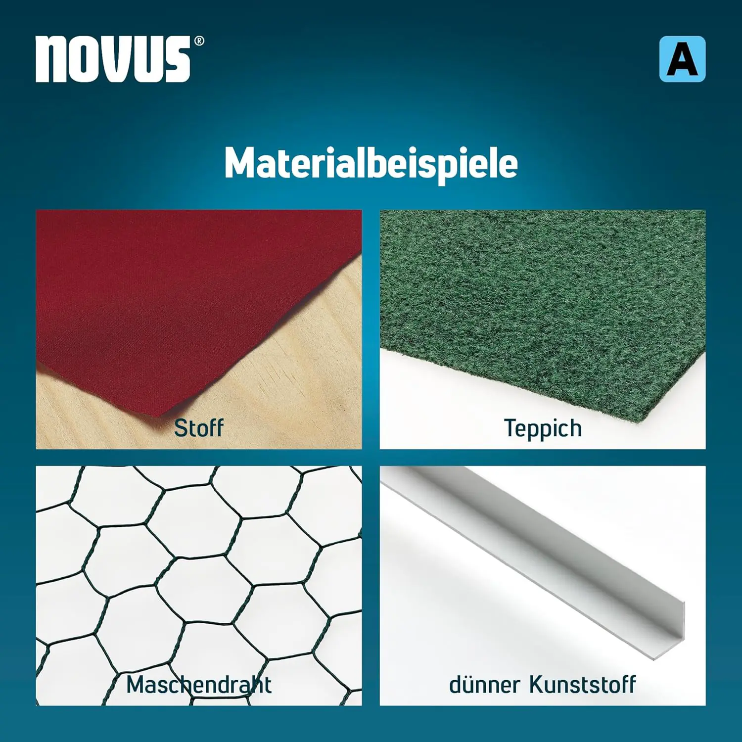 Novus Feindrahtklammern Typ A 8 mm 800 Stück  Novus Feindrahtklammern Typ A 8 mm 800 Stück