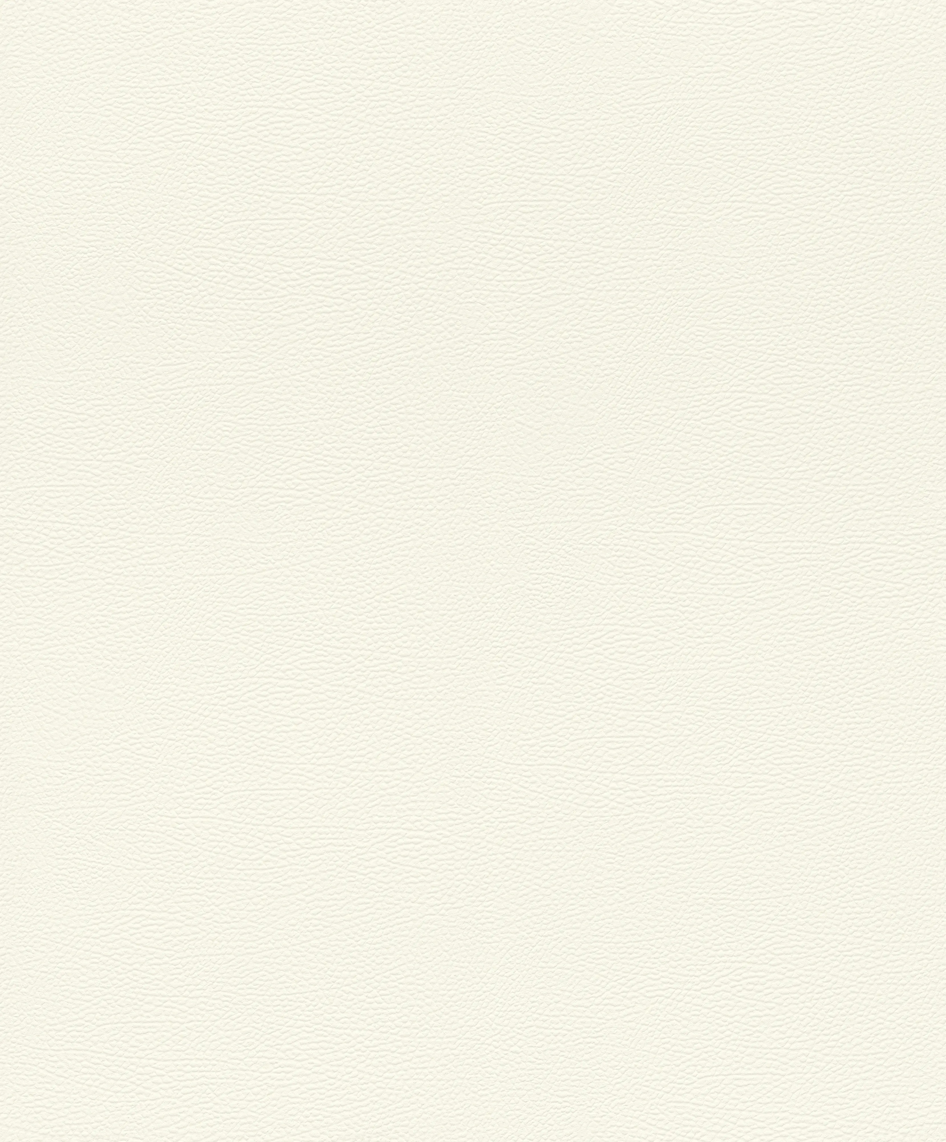 Rasch Vliestapete 752632 Weiß-Cremeweiß Uni 10,05 m x 0,53 m