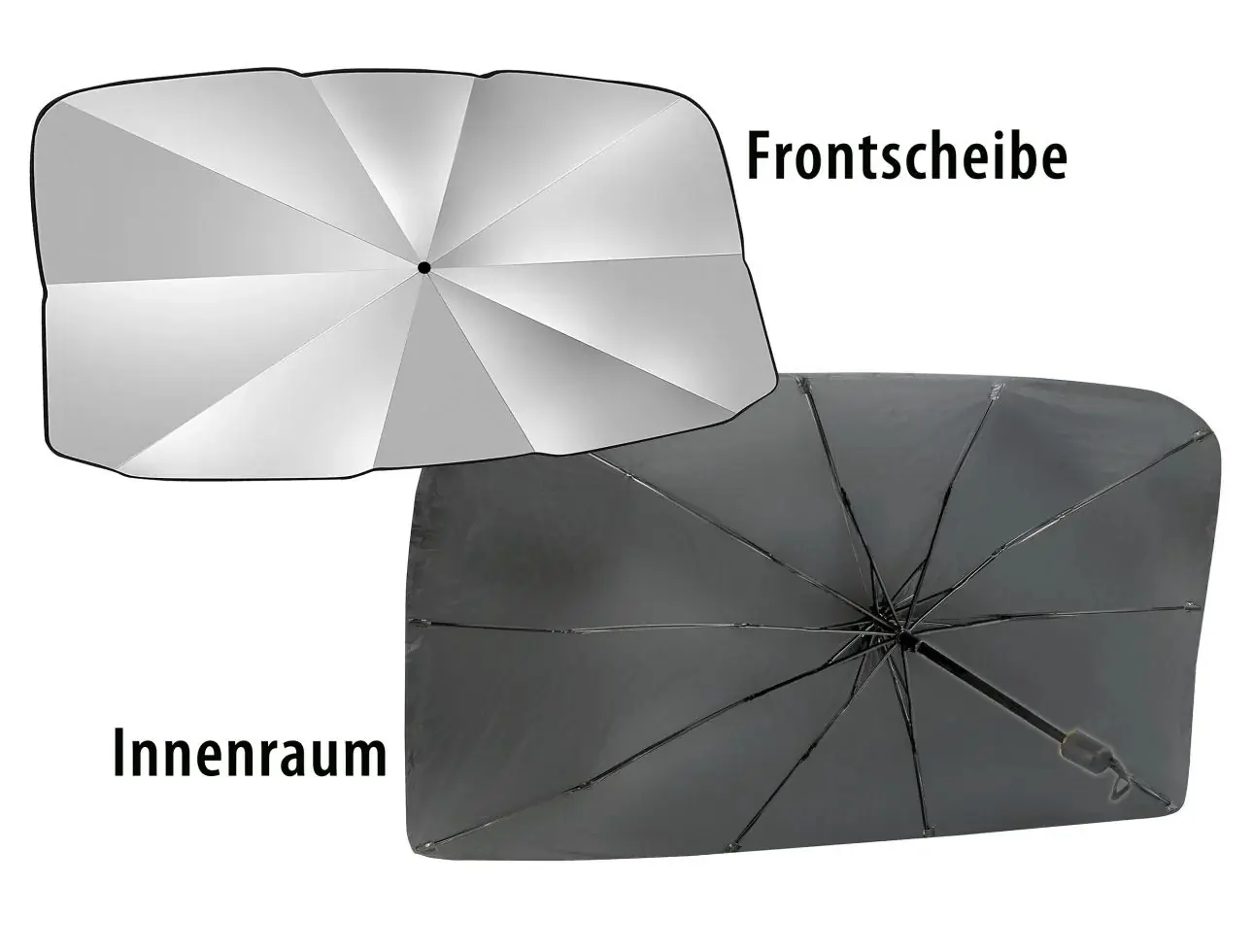 Cartrend Sonnenschirm für Frontscheibe 135 x 120 cm Cartrend Sonnenschirm für Frontscheibe 135 x 120 cm