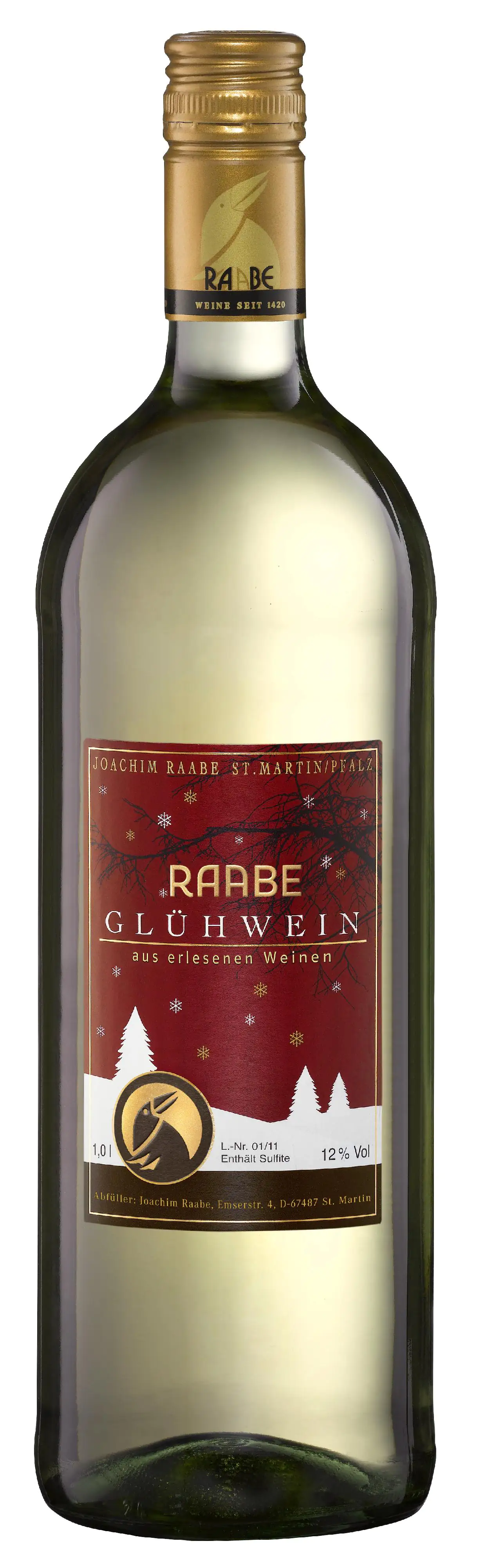 Raabe Glühwein weiß 1 L