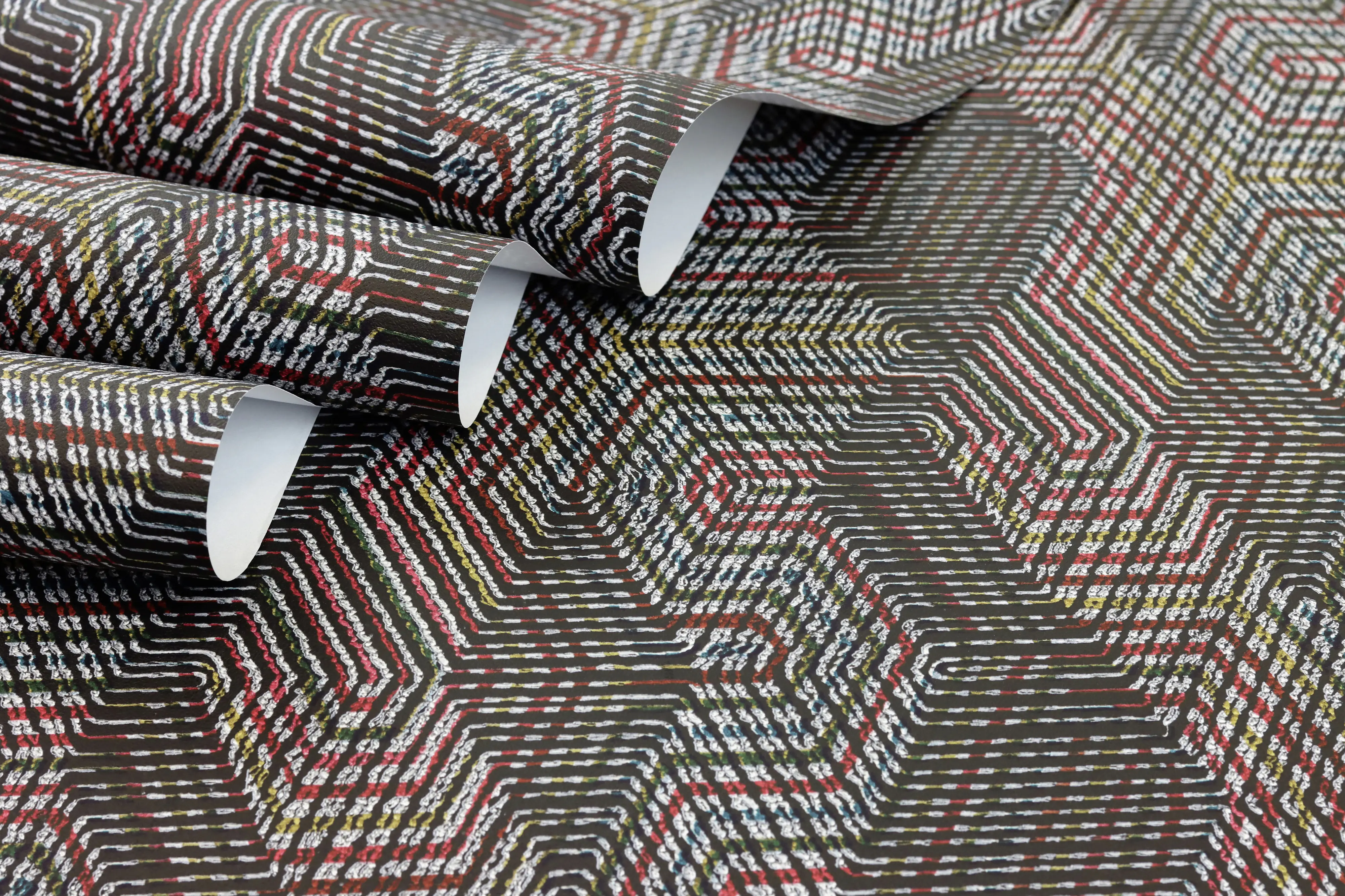 Rasch Vliestapete 751925 Rot-Dunkelrot Muster & Motive 10,05 m x 0,53 m