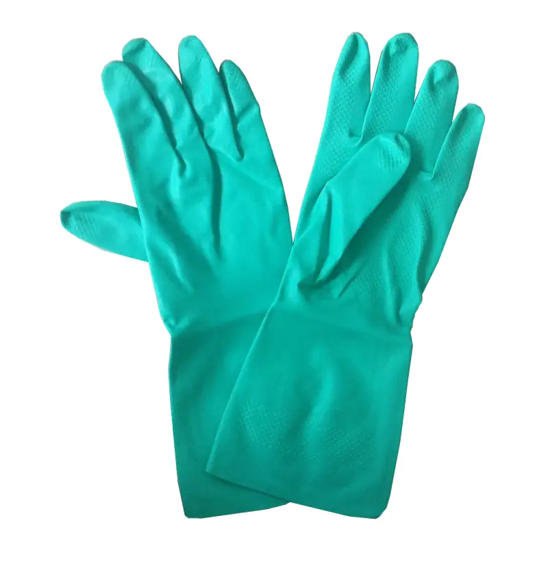 Nordio Latexfreier Haushalts-Handschuh Gr. S, sensitiv, grün