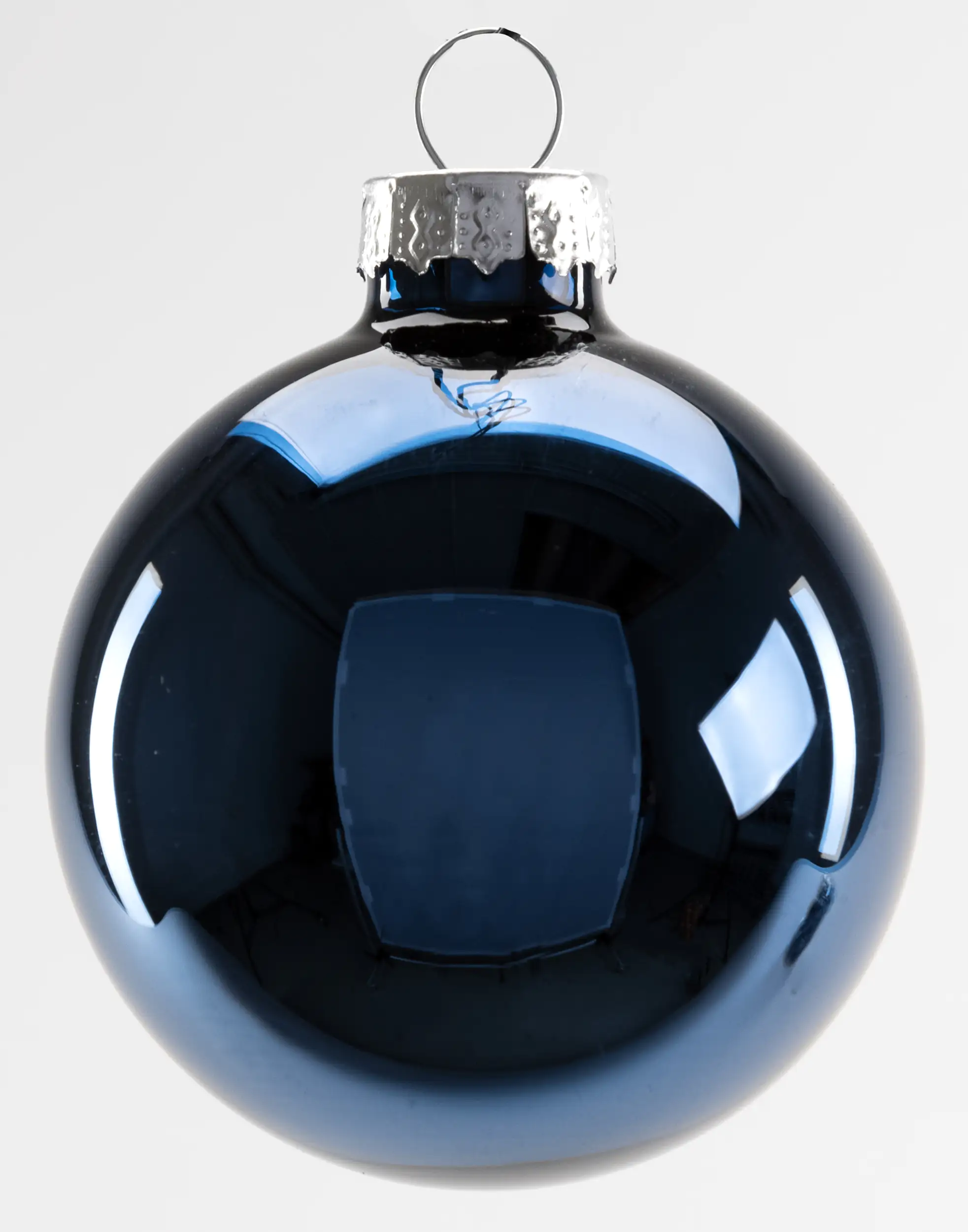 TrendLine Weihnachtskugeln aus Glas Ø 6 cm nachtblau 20 Stück