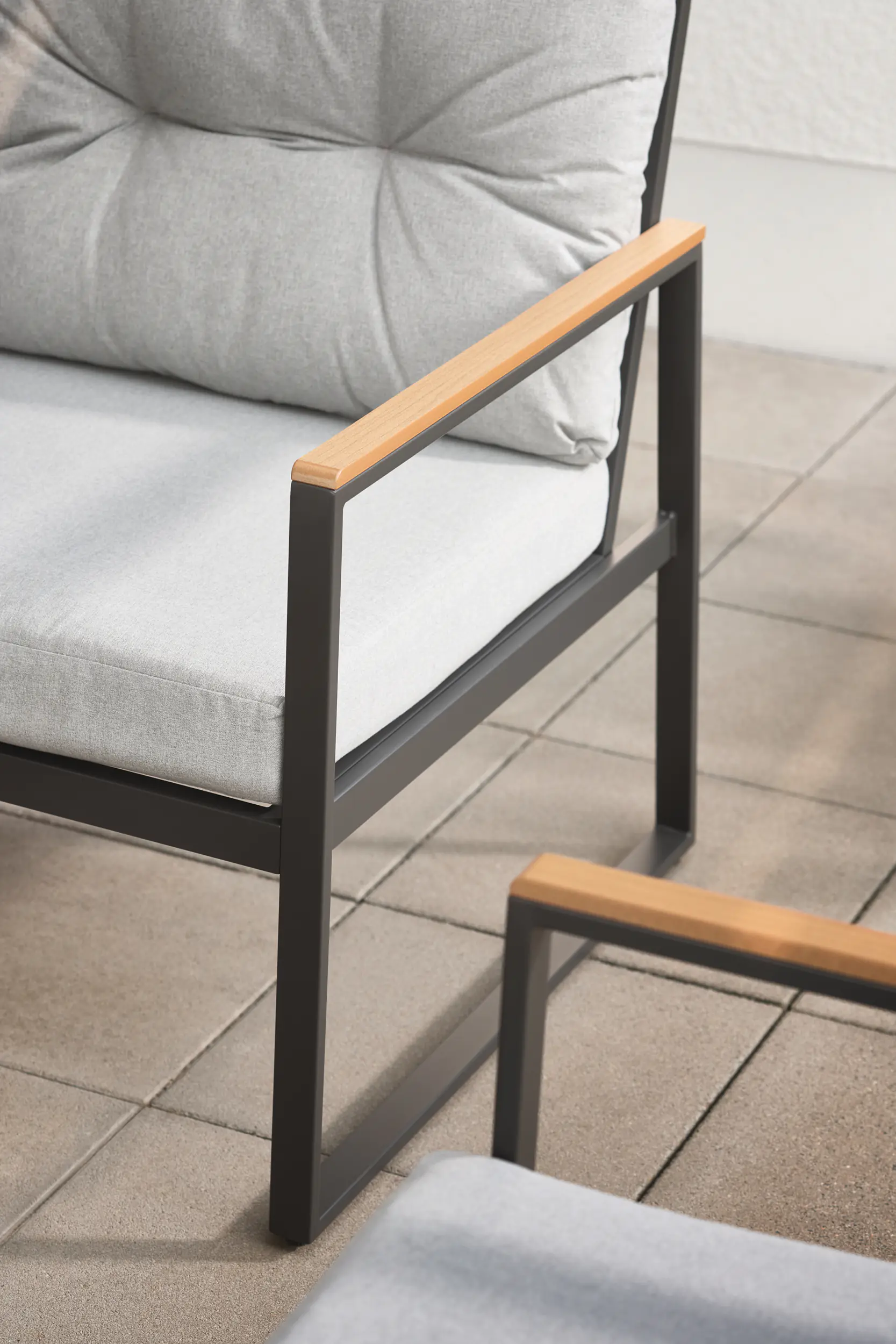 Primaster Gartenmöbel-Set Salina Stahl 5-teilig 