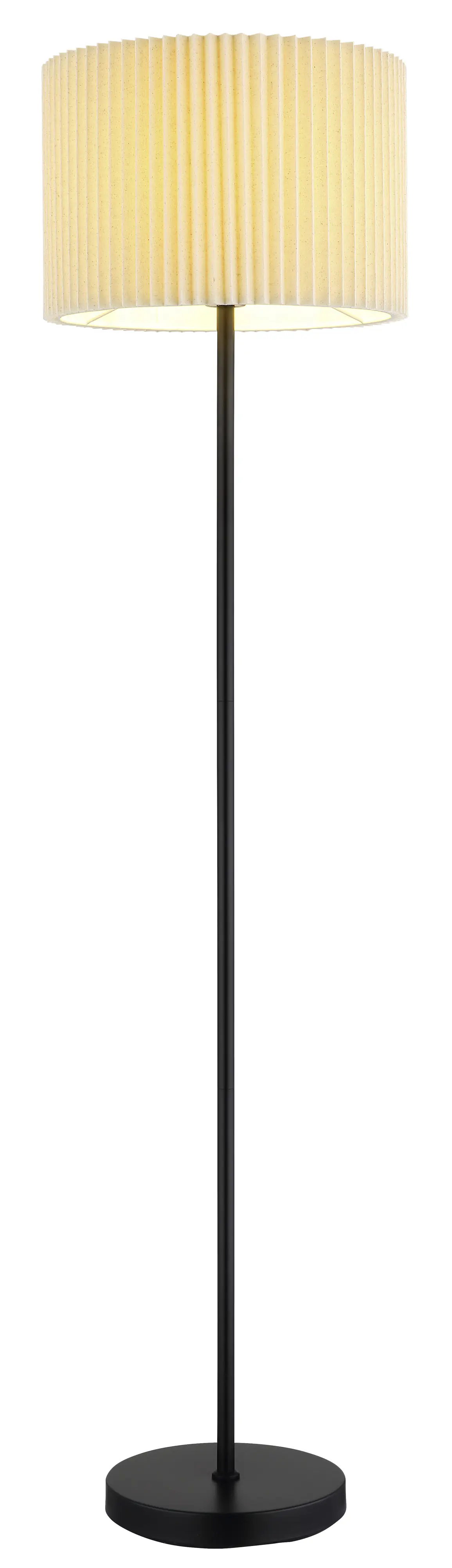 Globo Stehleuchte Page 152 cm schwarz matt