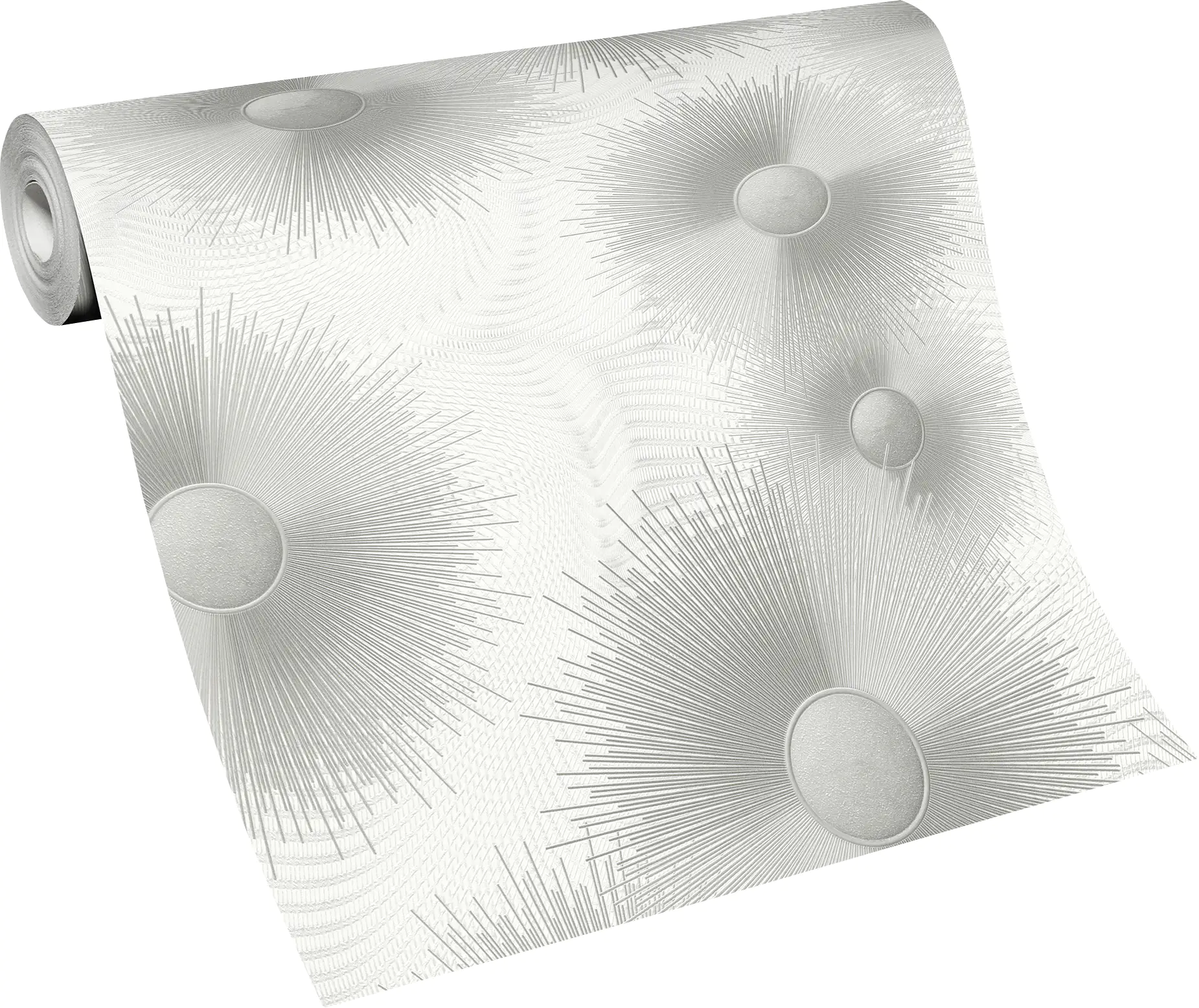 Erismann Vliestapete 10191-31 Elle Decoration, grafisch hellgrau, 10,05 x 0,53 m