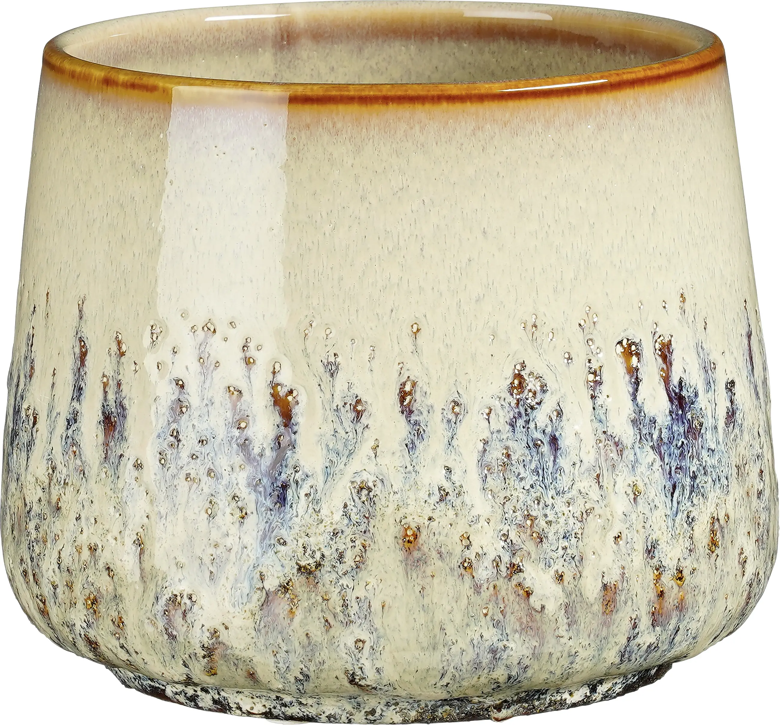 Mica Decorations Topf Mylo ceramic 13 x 16 cm beige