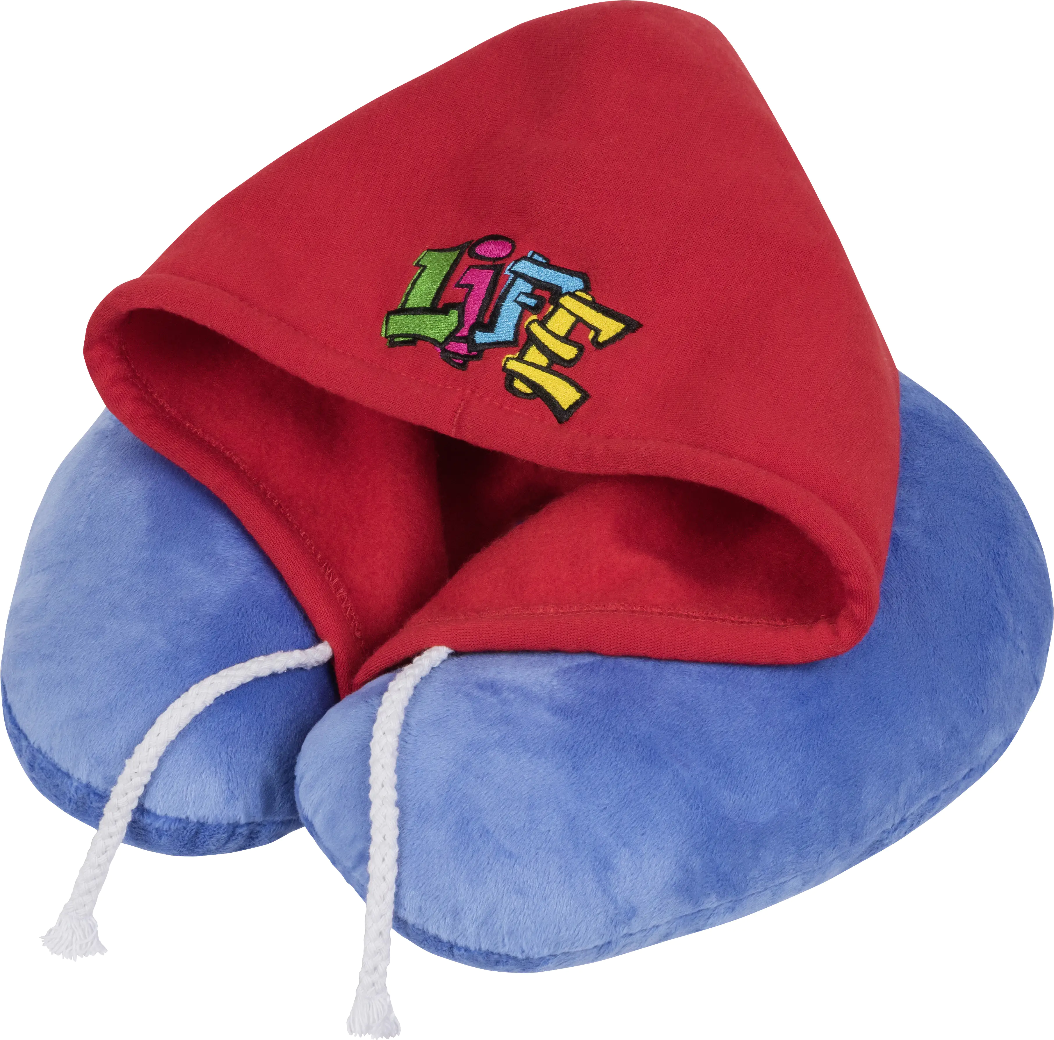 Walser Kapuzen Nackenrolle Graffiti blau 1-teilig Walser Kapuzen Nackenrolle Graffiti blau 1-teilig