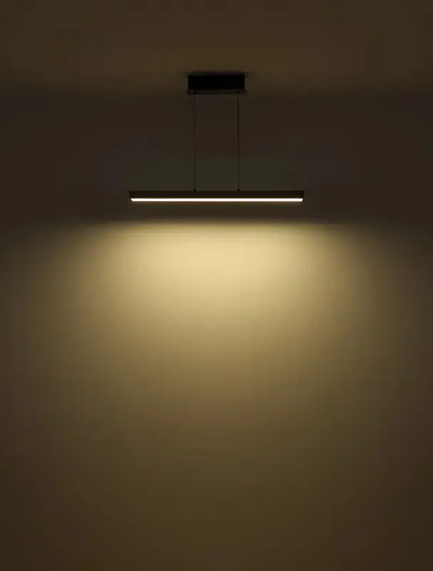 Globo LED Pendelleuchte Ethan 150 x 150 cm grau dunkel warmweiß