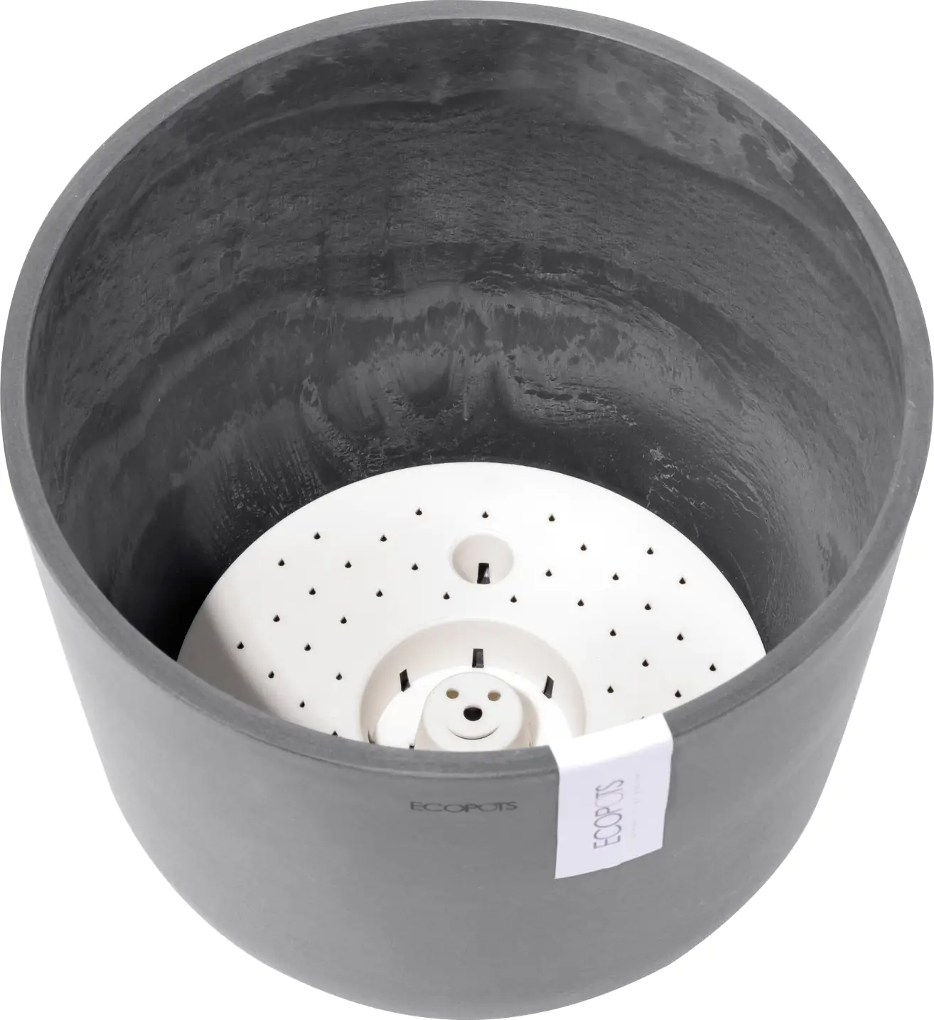 Ecopots Pflanztopf Oslo Ø 25 x 21,8 cm grau Ecopots Pflanztopf Oslo Ø 25 x 21,8 cm grau