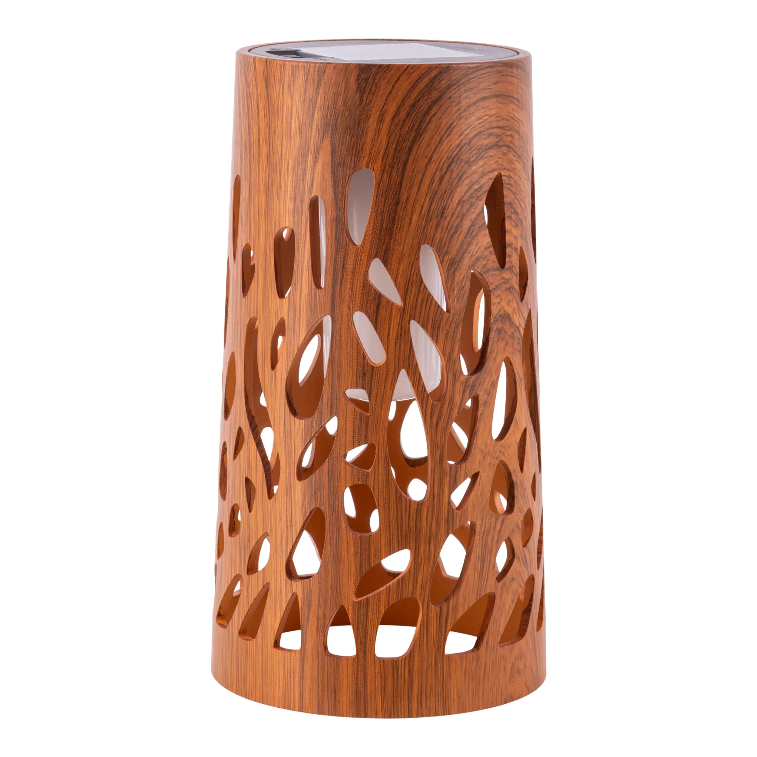 Light & More LED Solarleuchte naturbraun