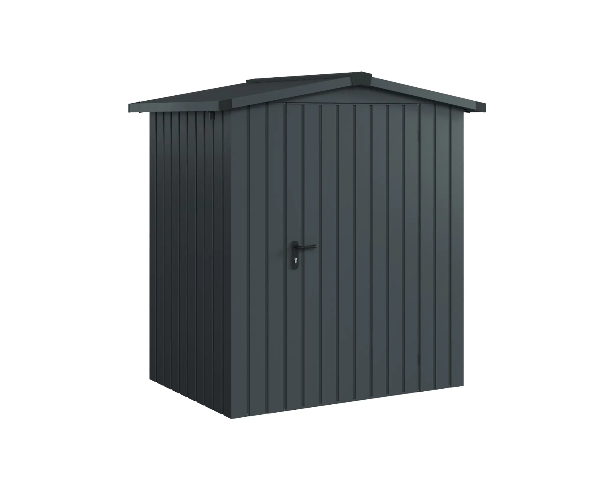 EcoStar Metallgerätehaus Euroline ESD1 anthrazit 166 x 118 cm 1-flg. EcoStar Metallgerätehaus Euroline ESD1 anthrazit 166 x 118 cm 1-flg.