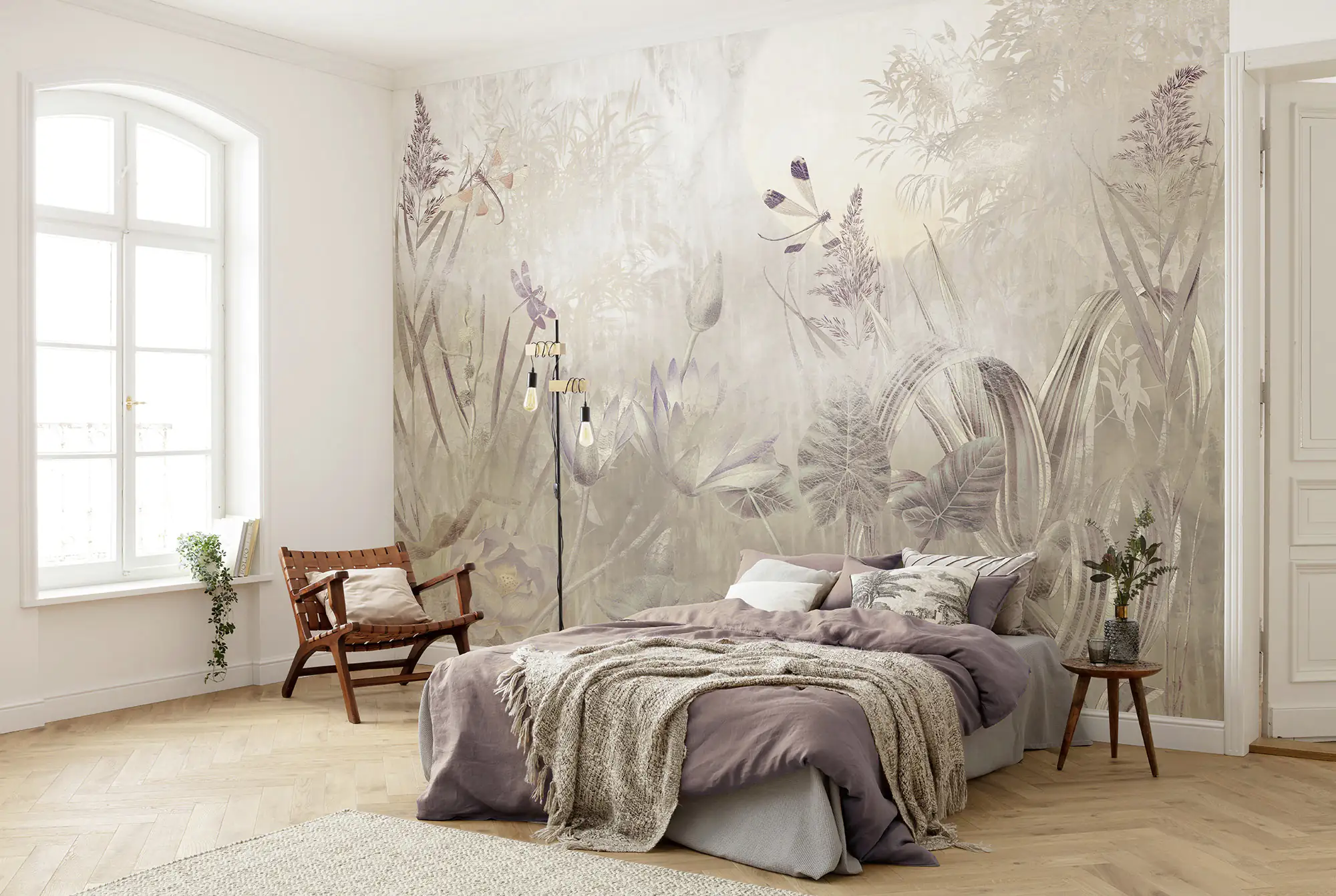 Komar Vlies Fototapete Dragonfly Pond 350 x 250 cm 