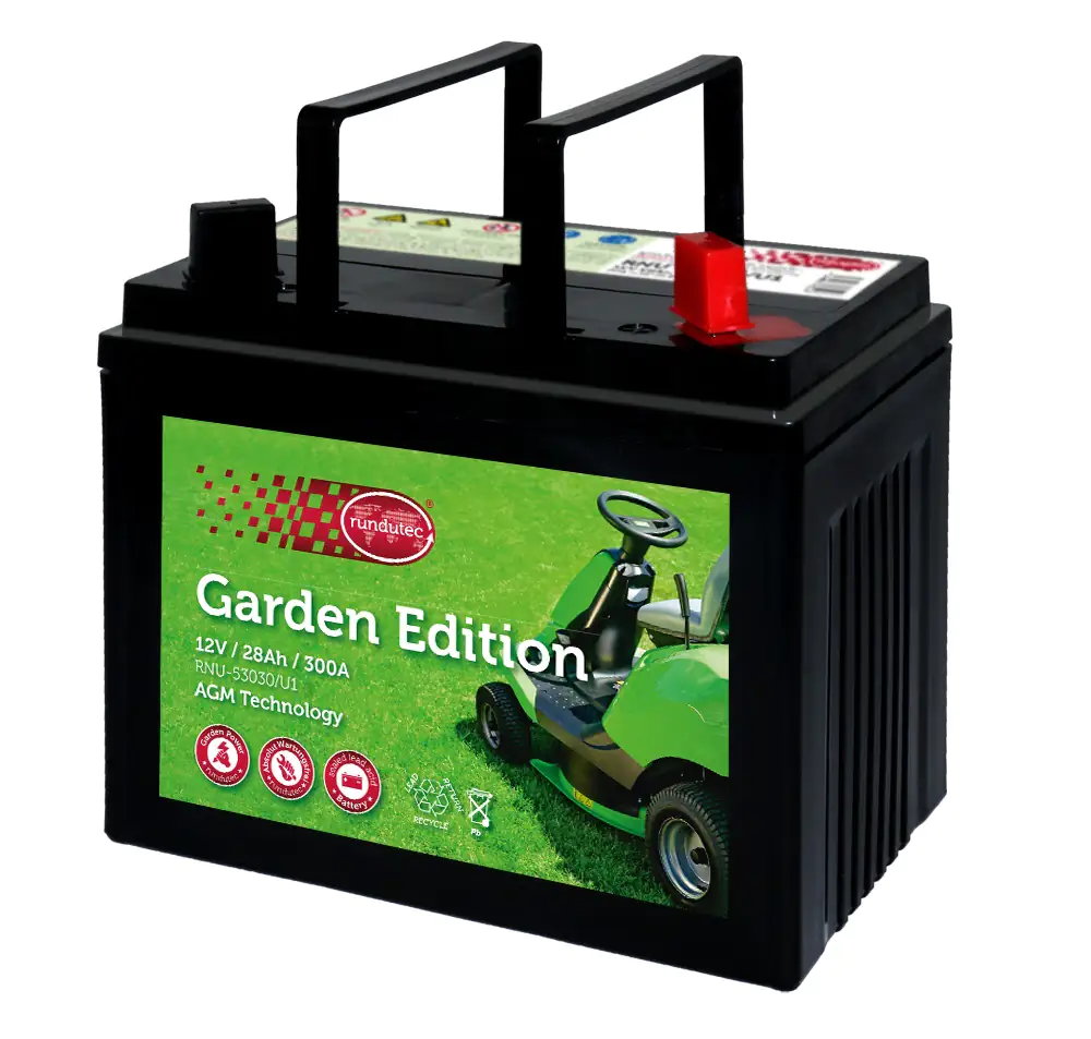 rundutec Motorradbatterie 53030/U1 Garden Edition 12V 28Ah