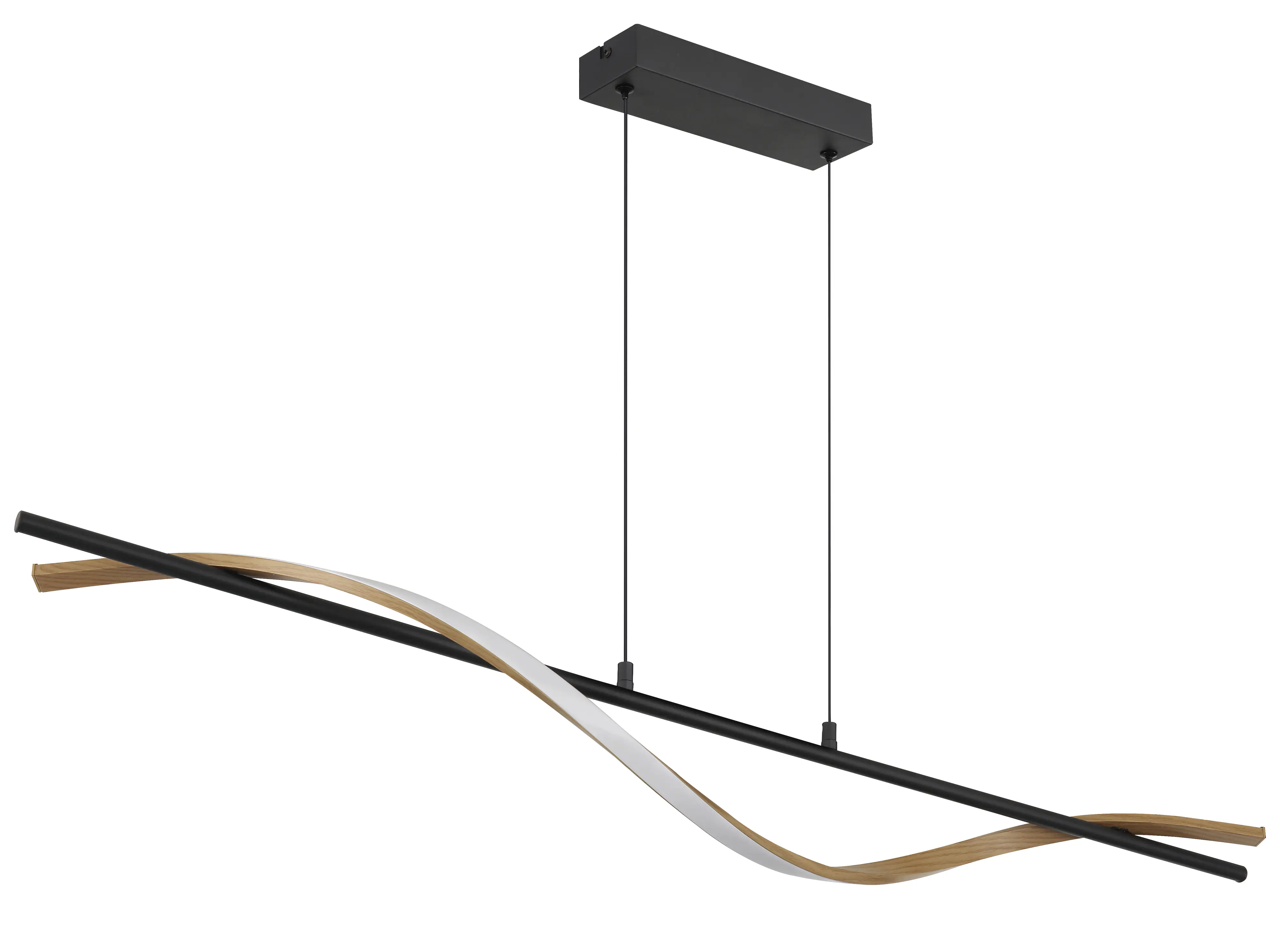 Globo Hängeleuchte Watkins 115 x 120 cm schwarz warmweiß