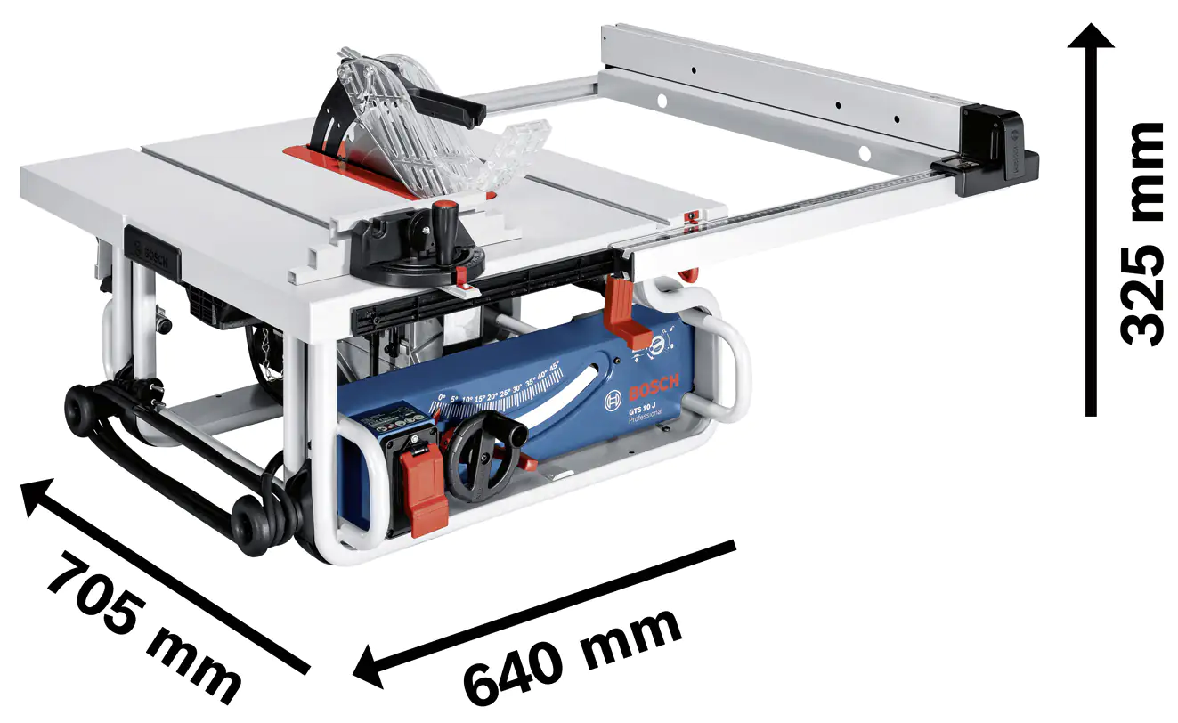 Bosch Professional Tischkreissäge GTS 10 J 1800 W Bosch Professional Tischkreissäge GTS 10 J 1800 W