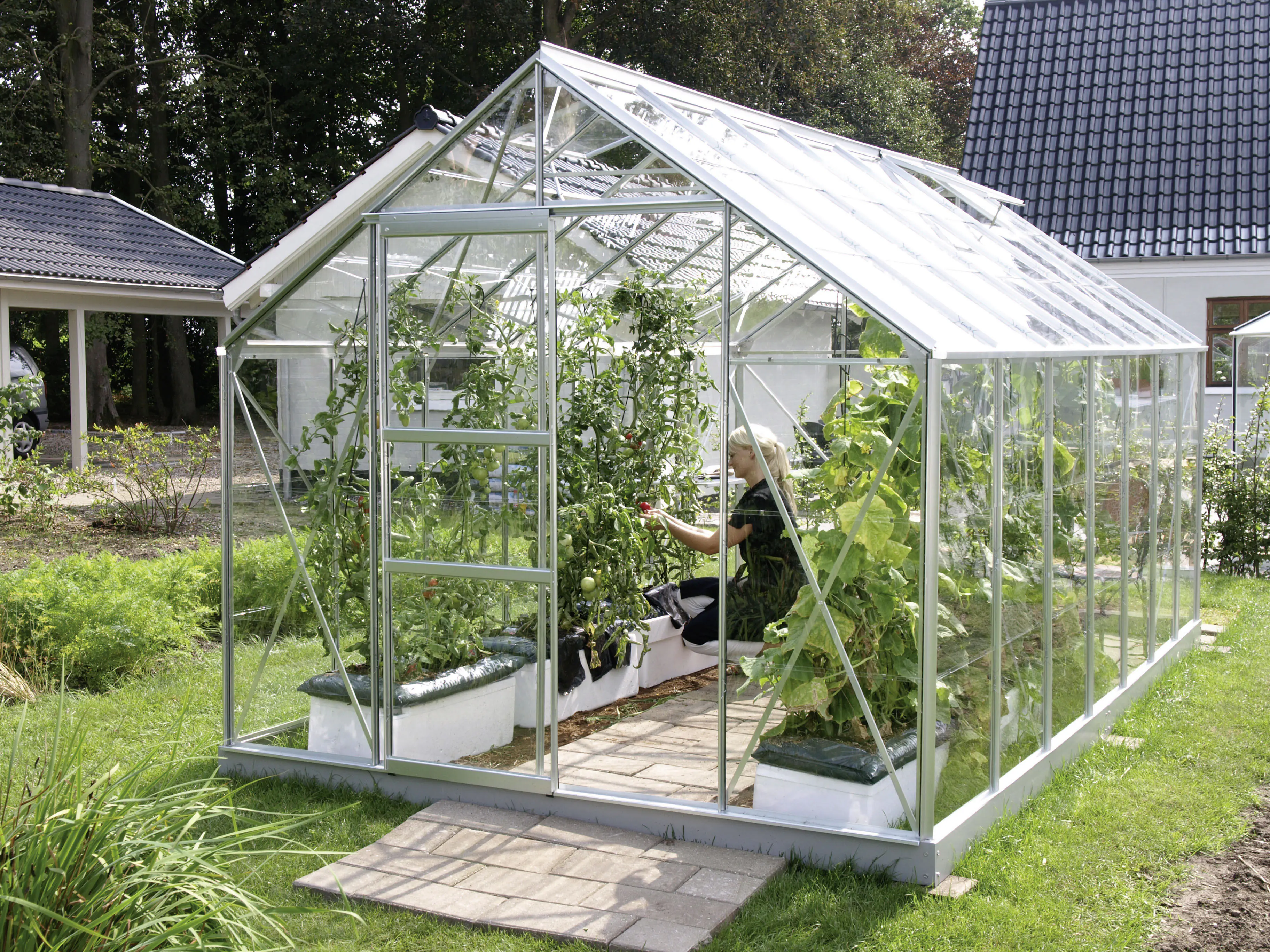 Vitavia Gewächshaus Merkur 11500 254 x 441 cm 3 mm Sicherheitsglas