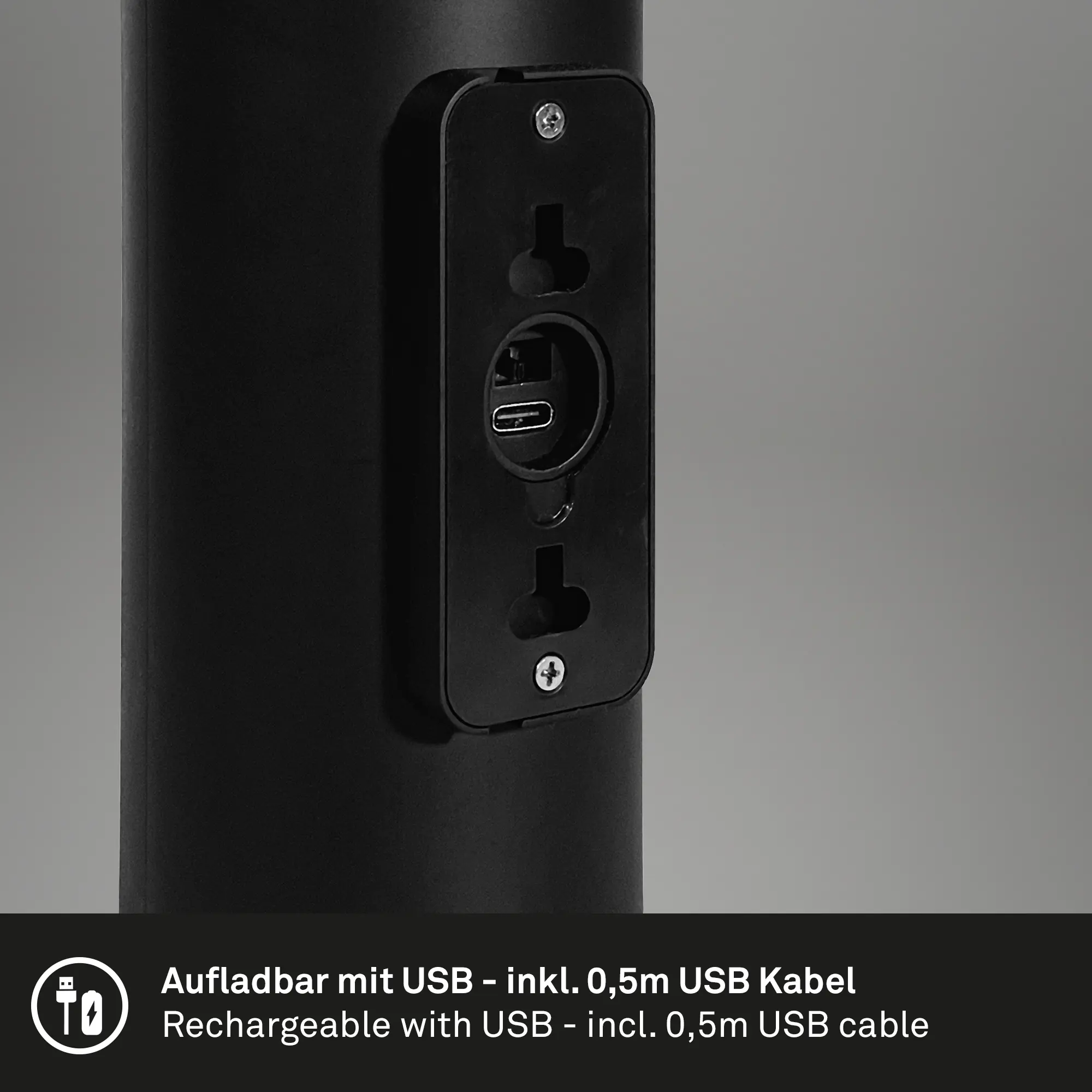Briloner LED Akku-Außenwandleuchte Lima 6W schwarz dimmbar warmweiß Briloner LED Akku-Außenwandleuchte Lima 6W schwarz dimmbar warmweiß