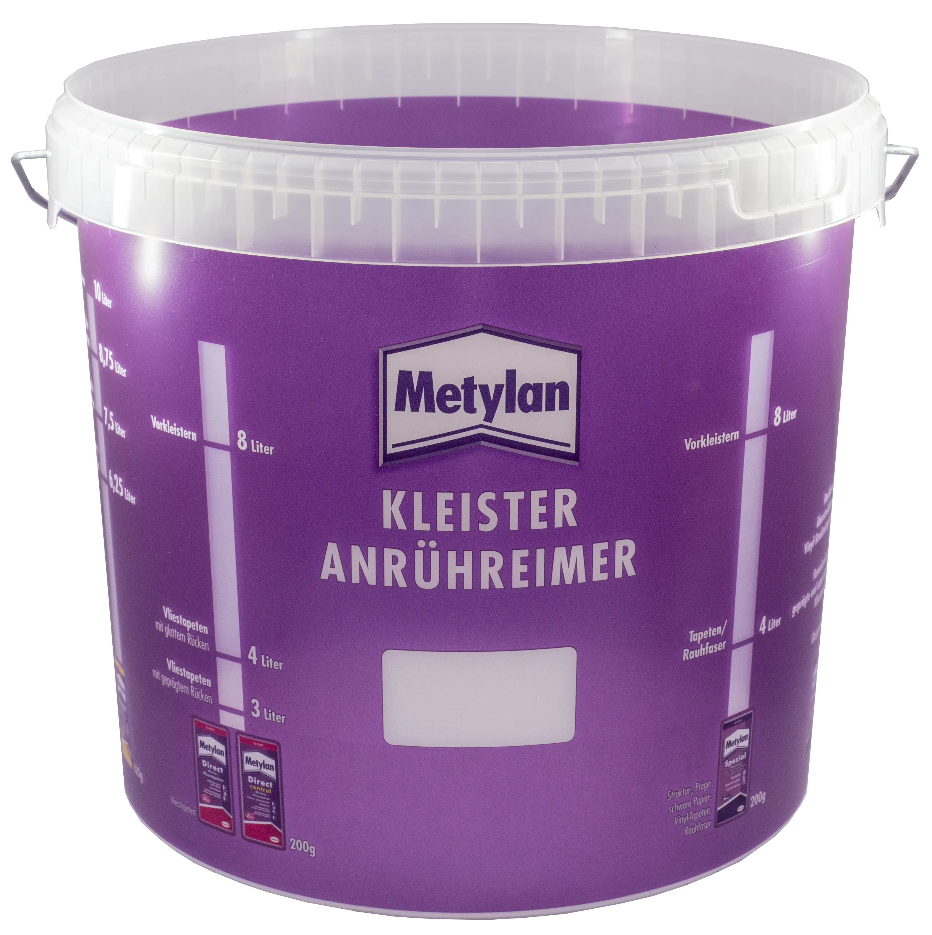 Metylan Tapeziereimer 10 L, transparent