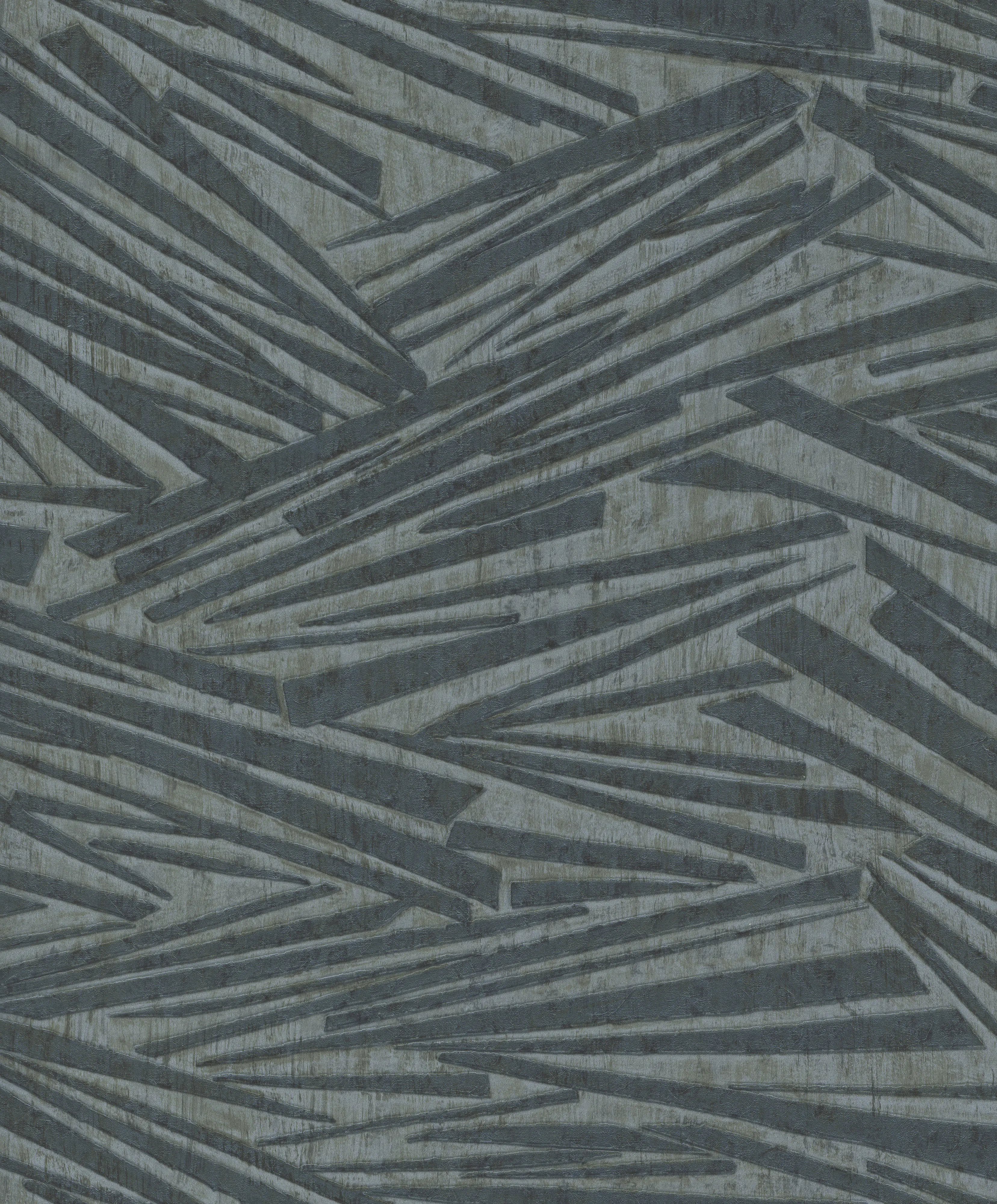 Rasch Vliestapete Muster Grafik Sky Lounge blau grün 10,05 x 0,53 m