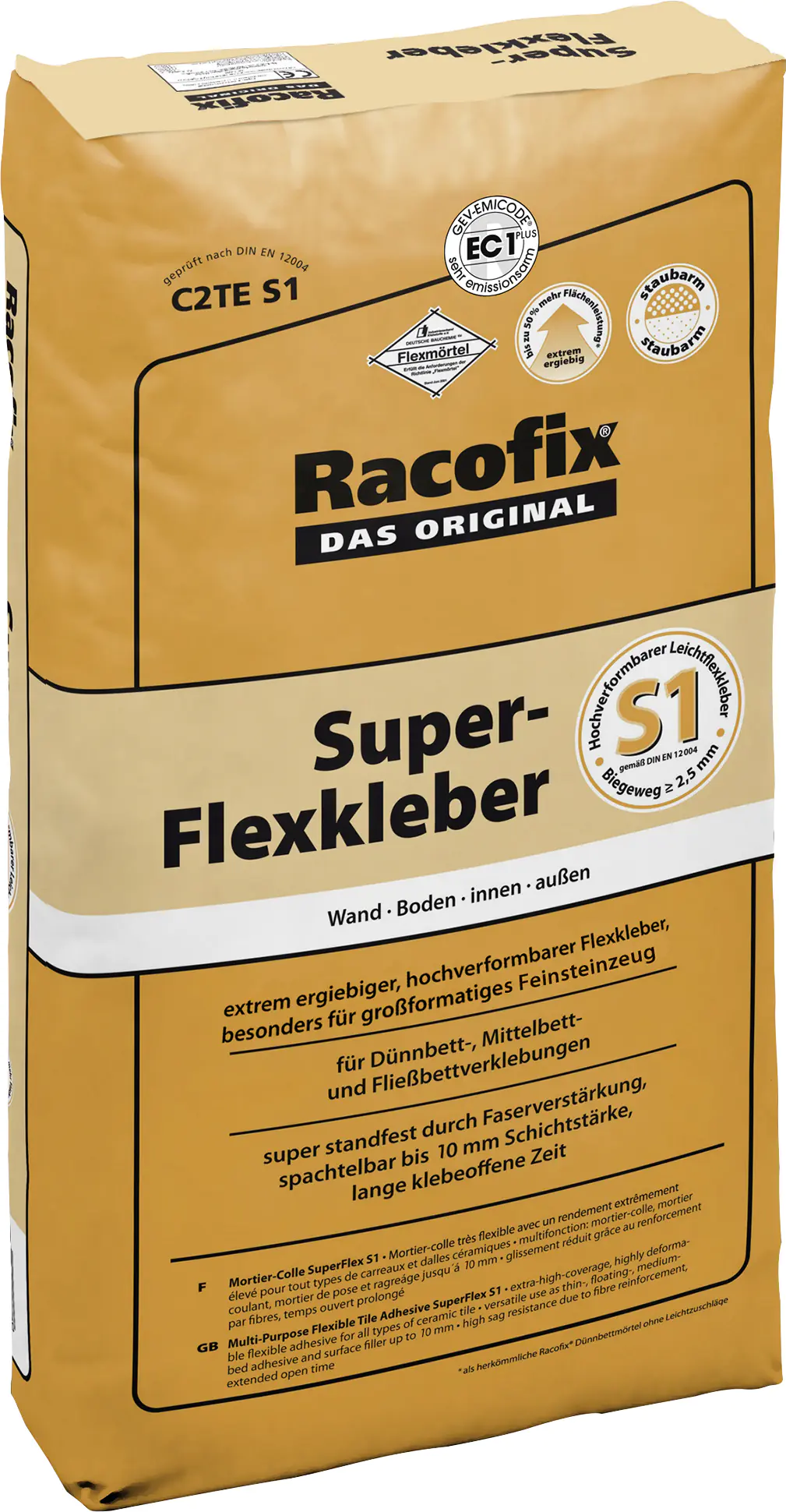 Racofix Super-Flexkleber S1 15 kg Racofix Super-Flexkleber S1 15 kg