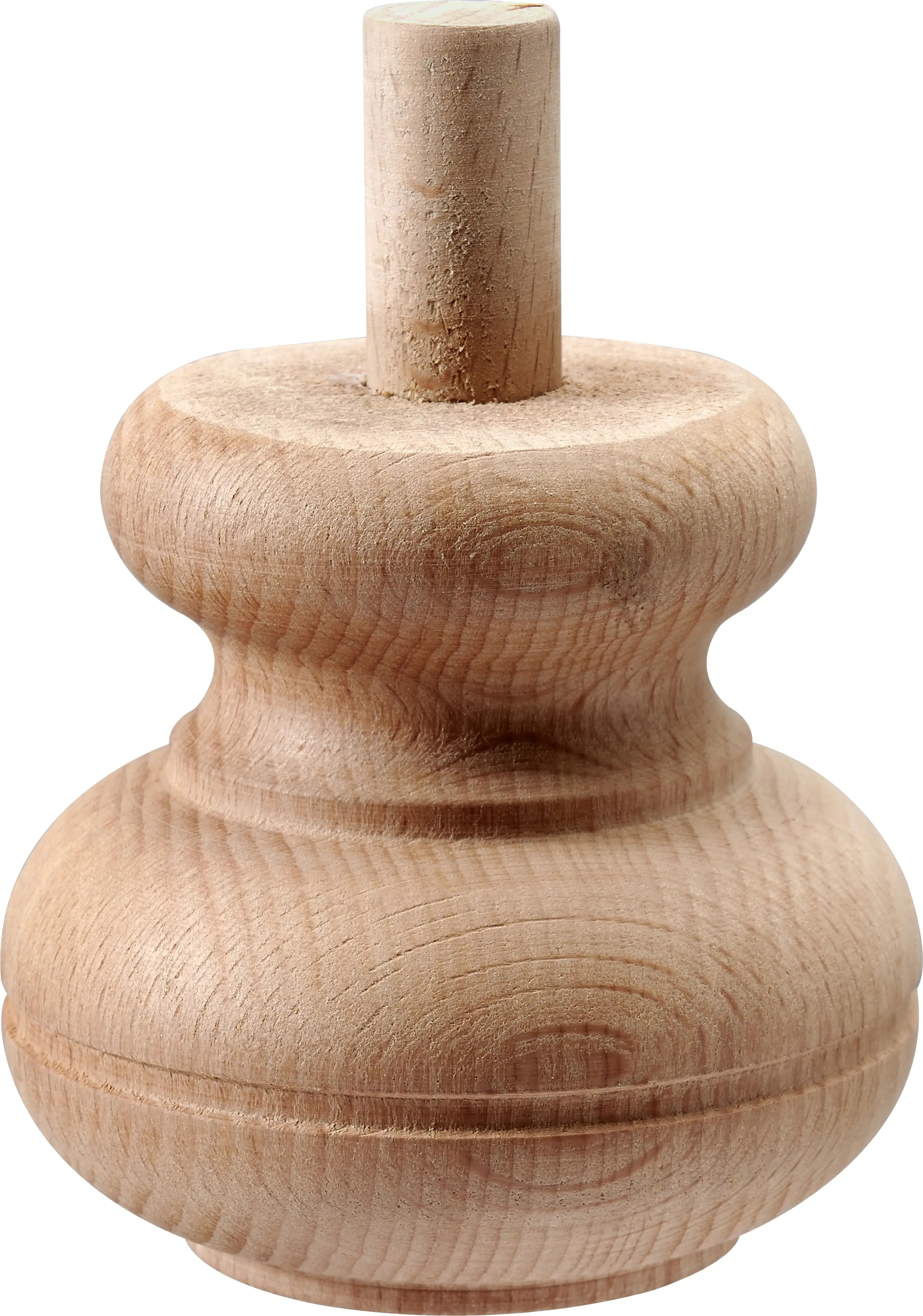 Hettich Kugelfuß 7,5 x 8,0 cm Fichte - 2 Stück