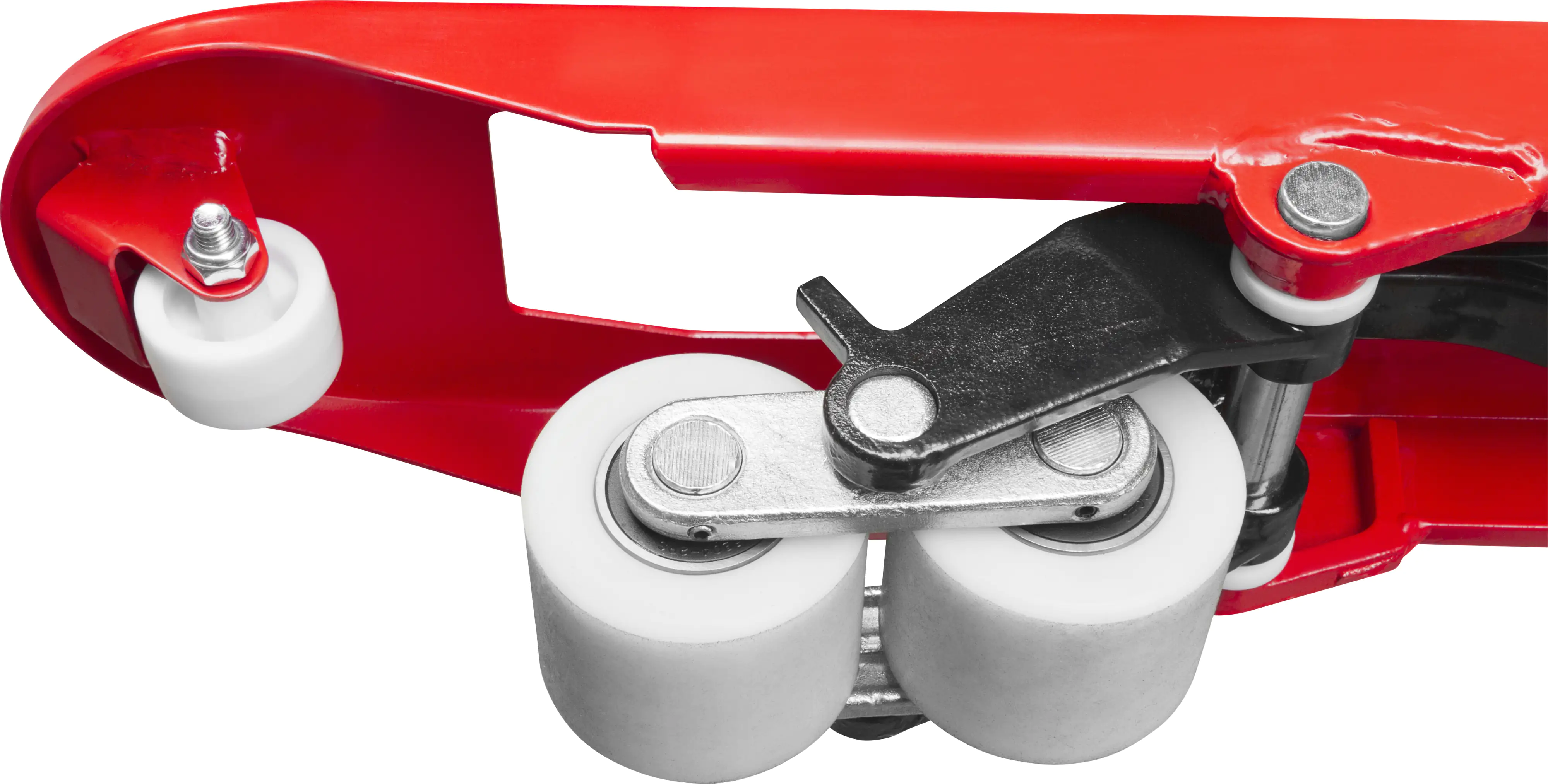 Holzmann Hubwagen HUB25T Tandembereifung & Einfahrrolle