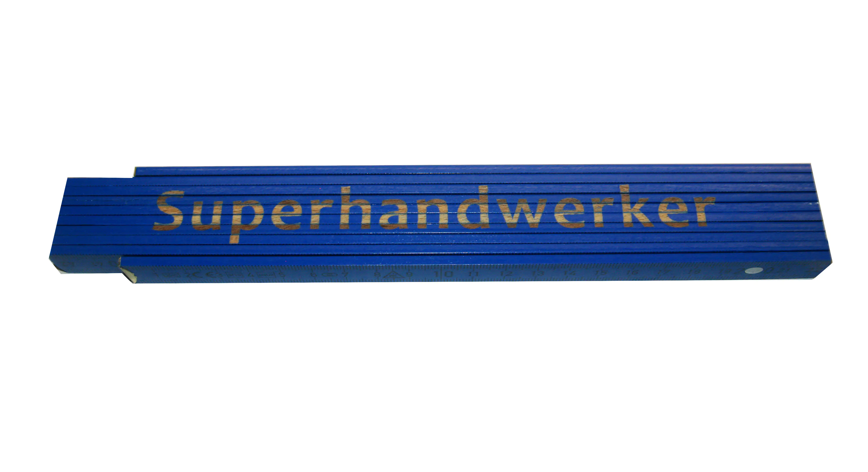 Zollstock Superhandwerker 2 m blau