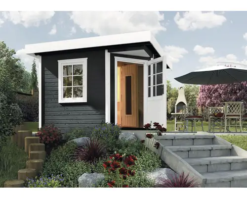 weka Saunahaus SALO Gr. 1 Sparset 7,5 kw OS anthrazit