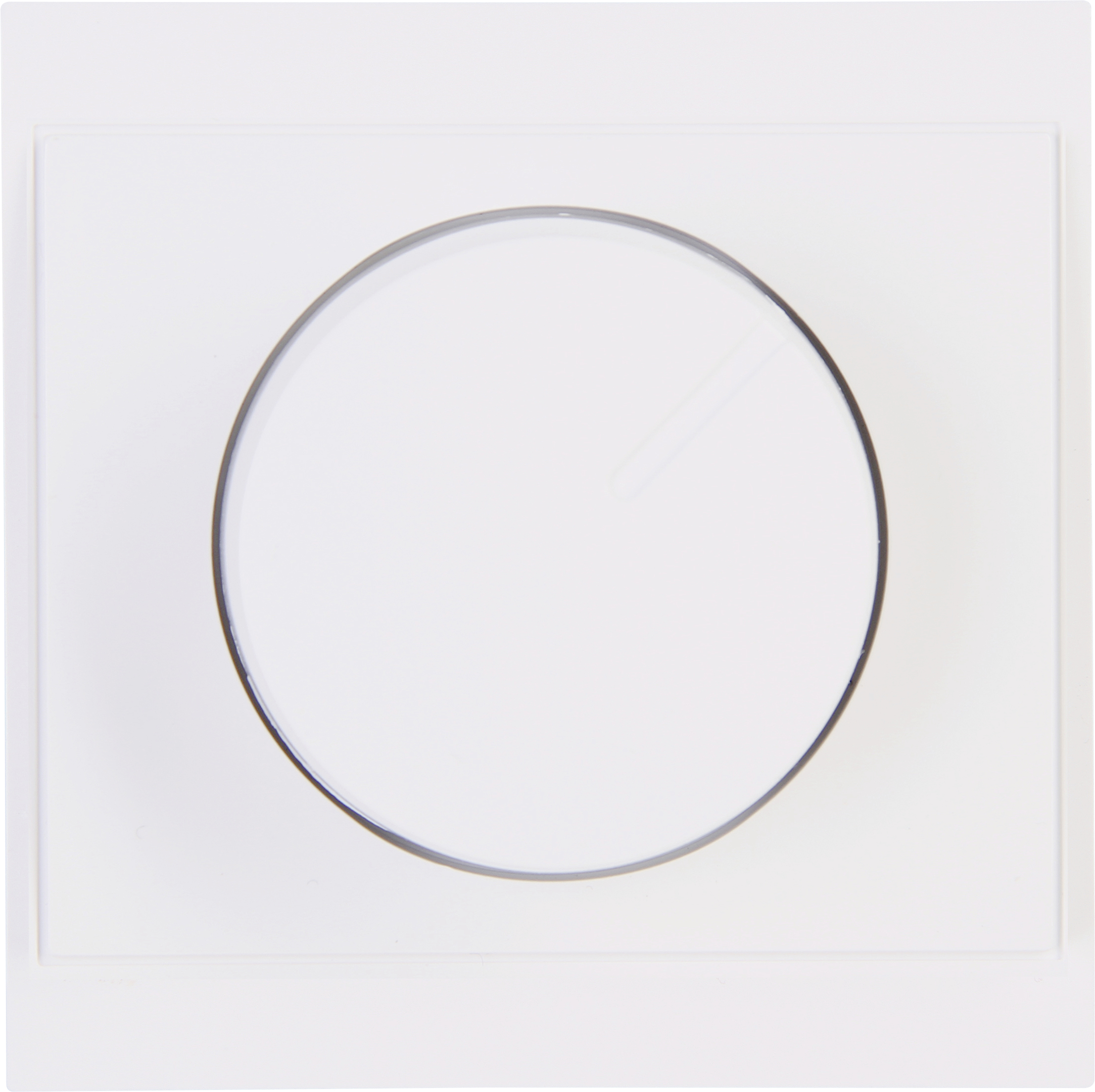 Kopp Abdeckung für Druck- Wechseldimmer Malta, arktisweiß, 312313186