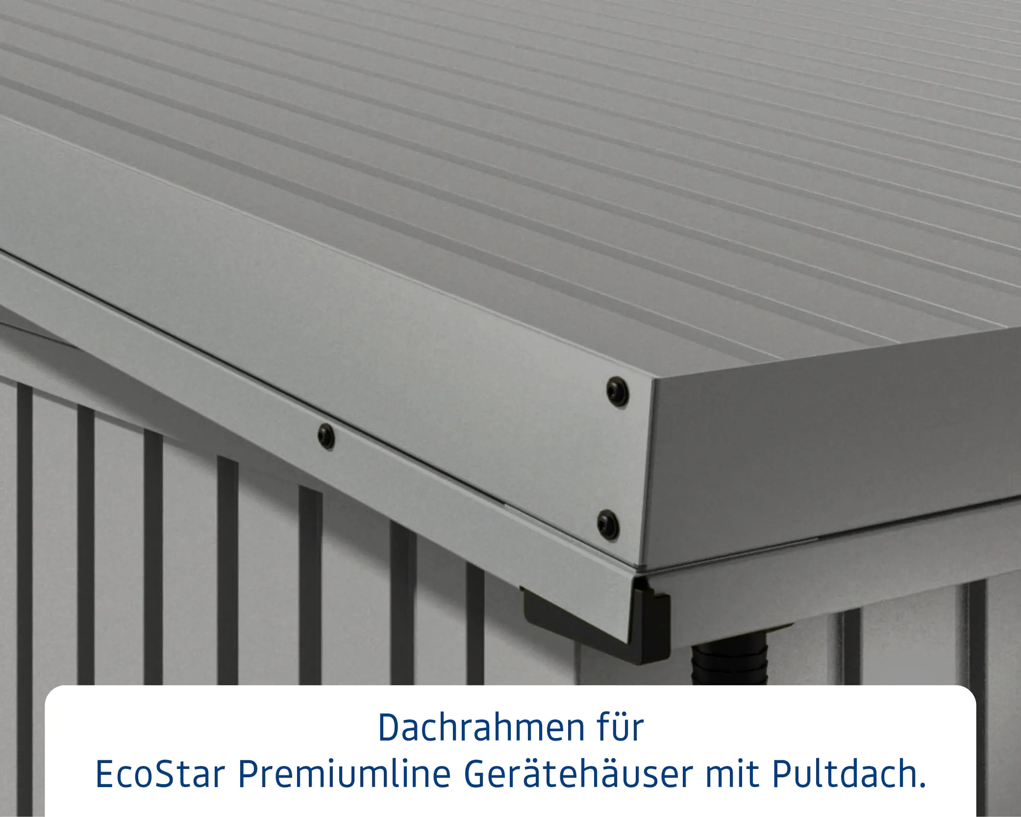 EcoStar Dachrahmen für Gründach Pultdach Typ 1 grau EcoStar Dachrahmen für Gründach Pultdach Typ 1 grau