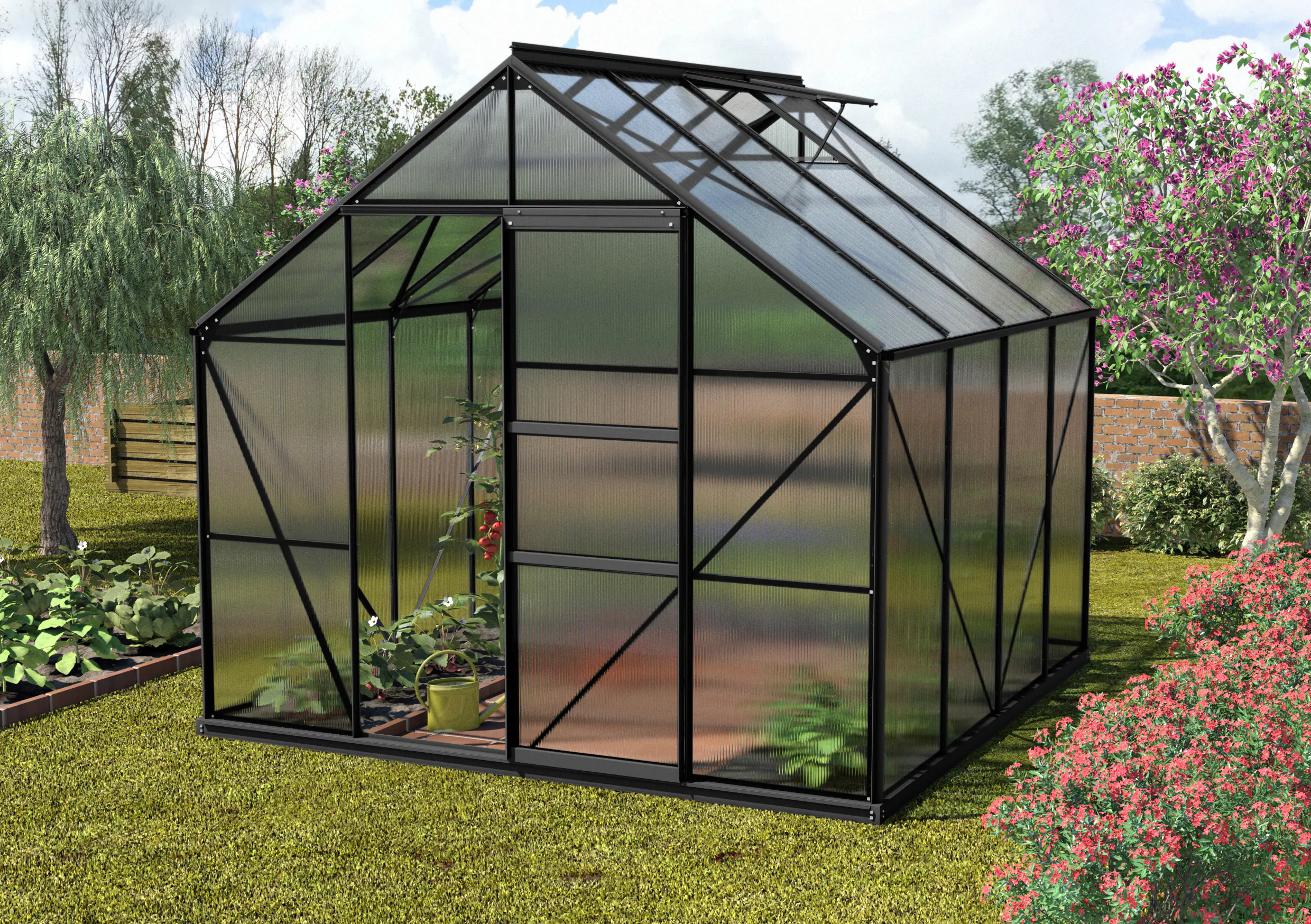 Vitavia Gewächshaus Merkur 6700 254 x 254 cm 6 mm HPK