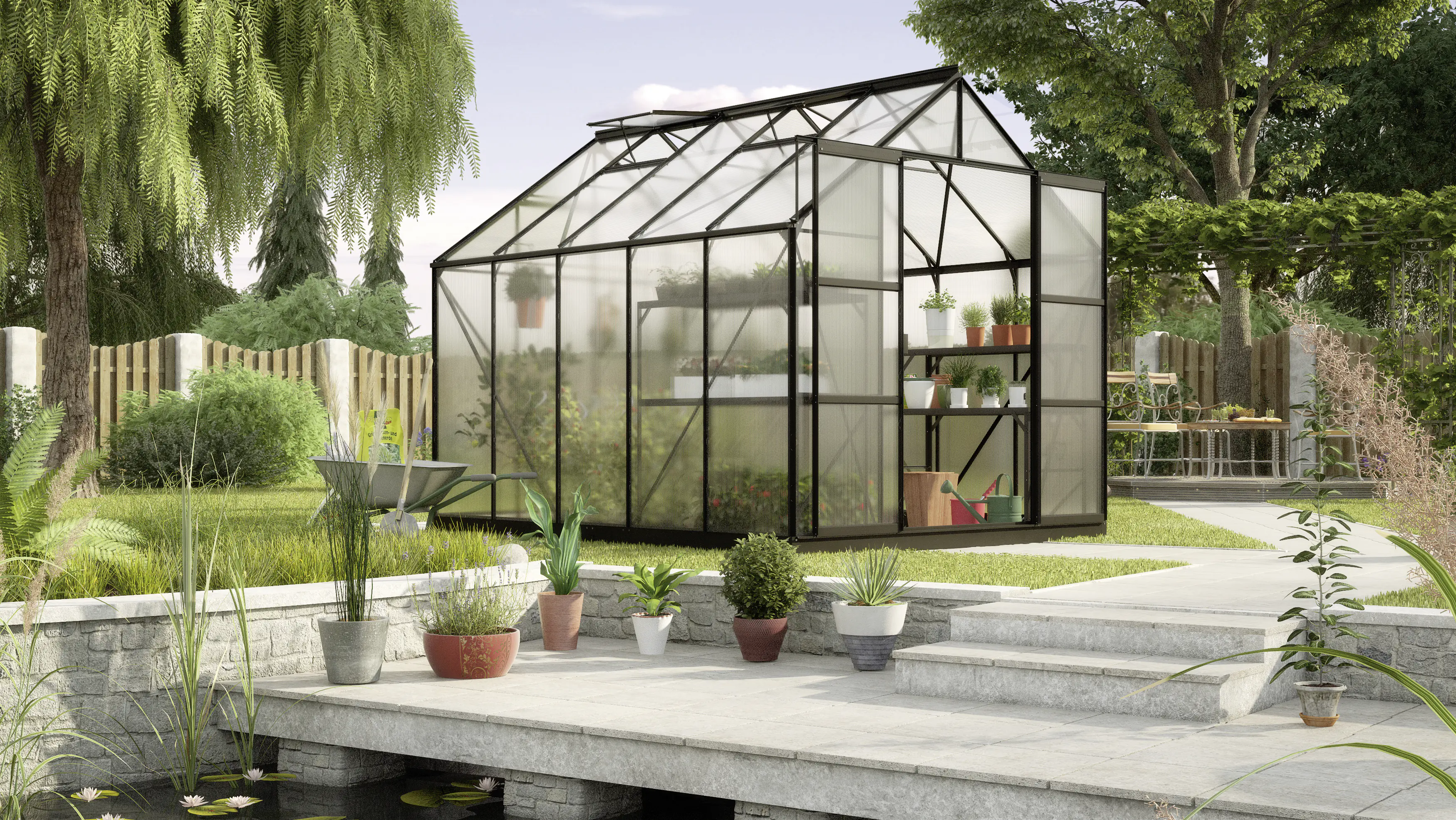 Vitavia Gewächshaus Uranus 8300 HPK 4 mm 254 x 317 cm