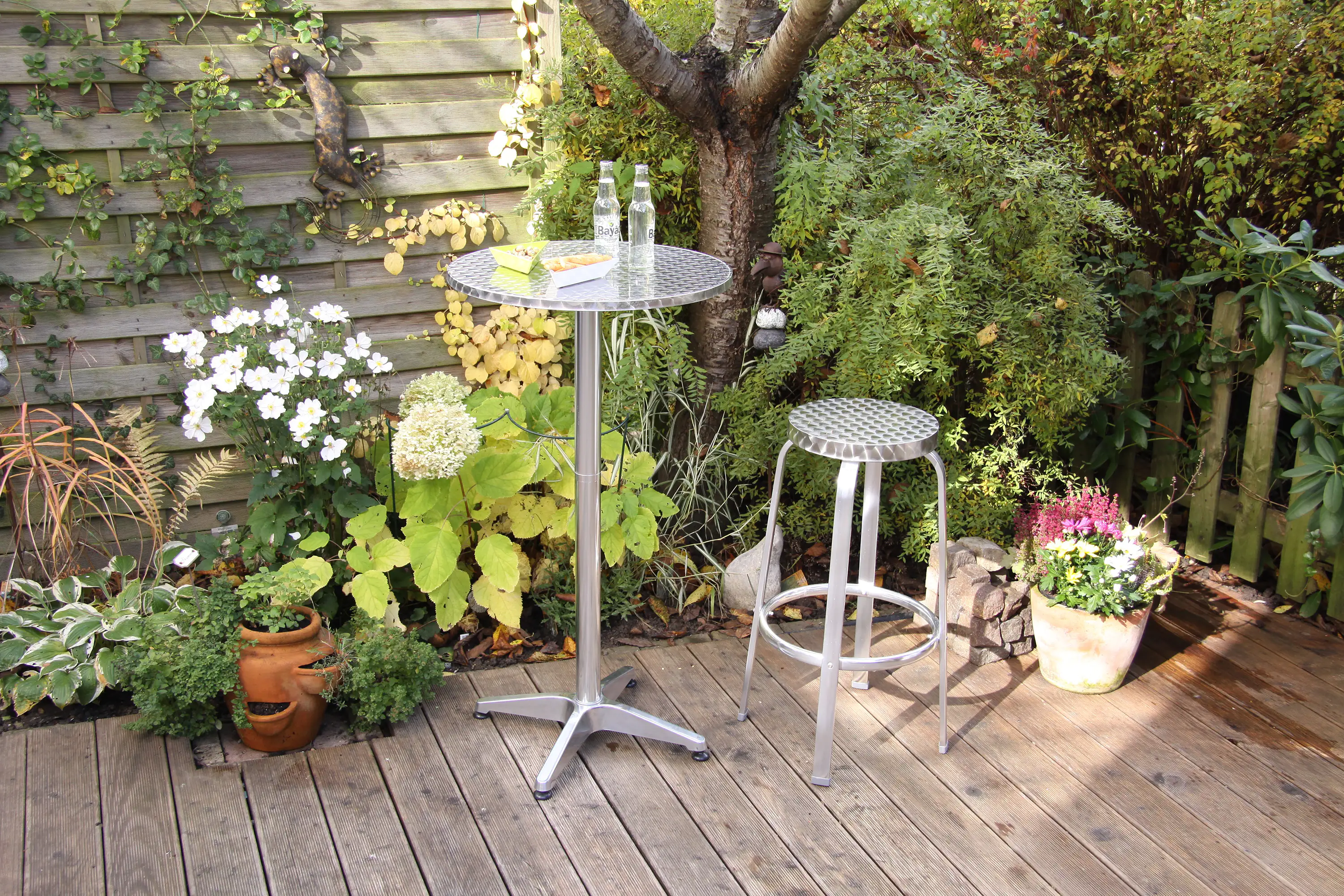 Acamp Stehtisch Le Mans Ø 60 x 70/110 cm