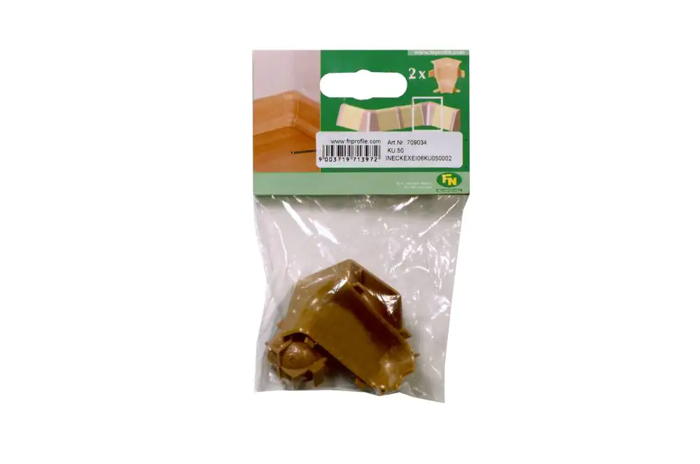 Inneneck für Kunststoffleiste KU.050 Eiche