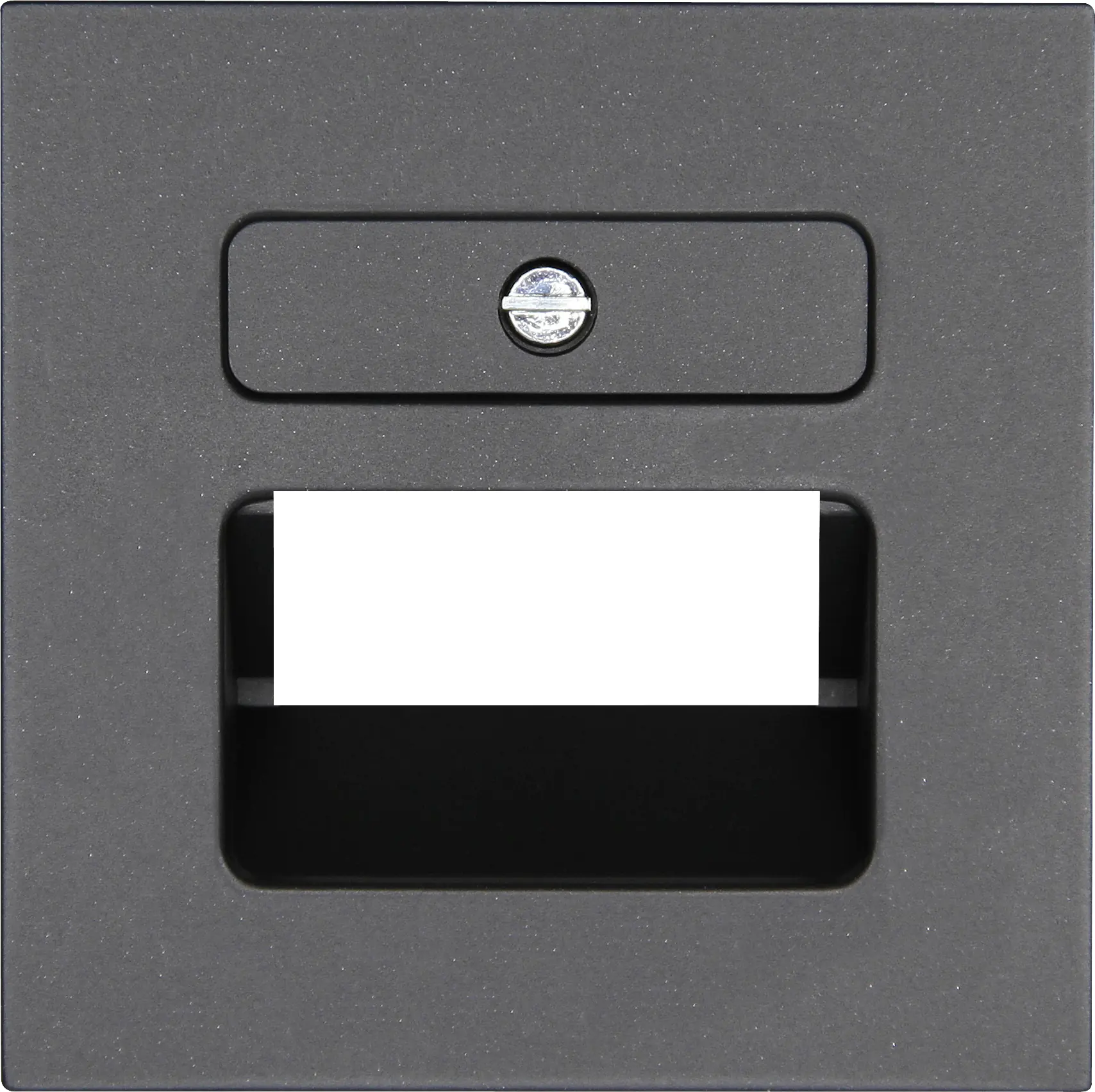 Kopp UAE-Abdeckung für 1-2 Anschlüsse Athenis, anthrazit, 371715181