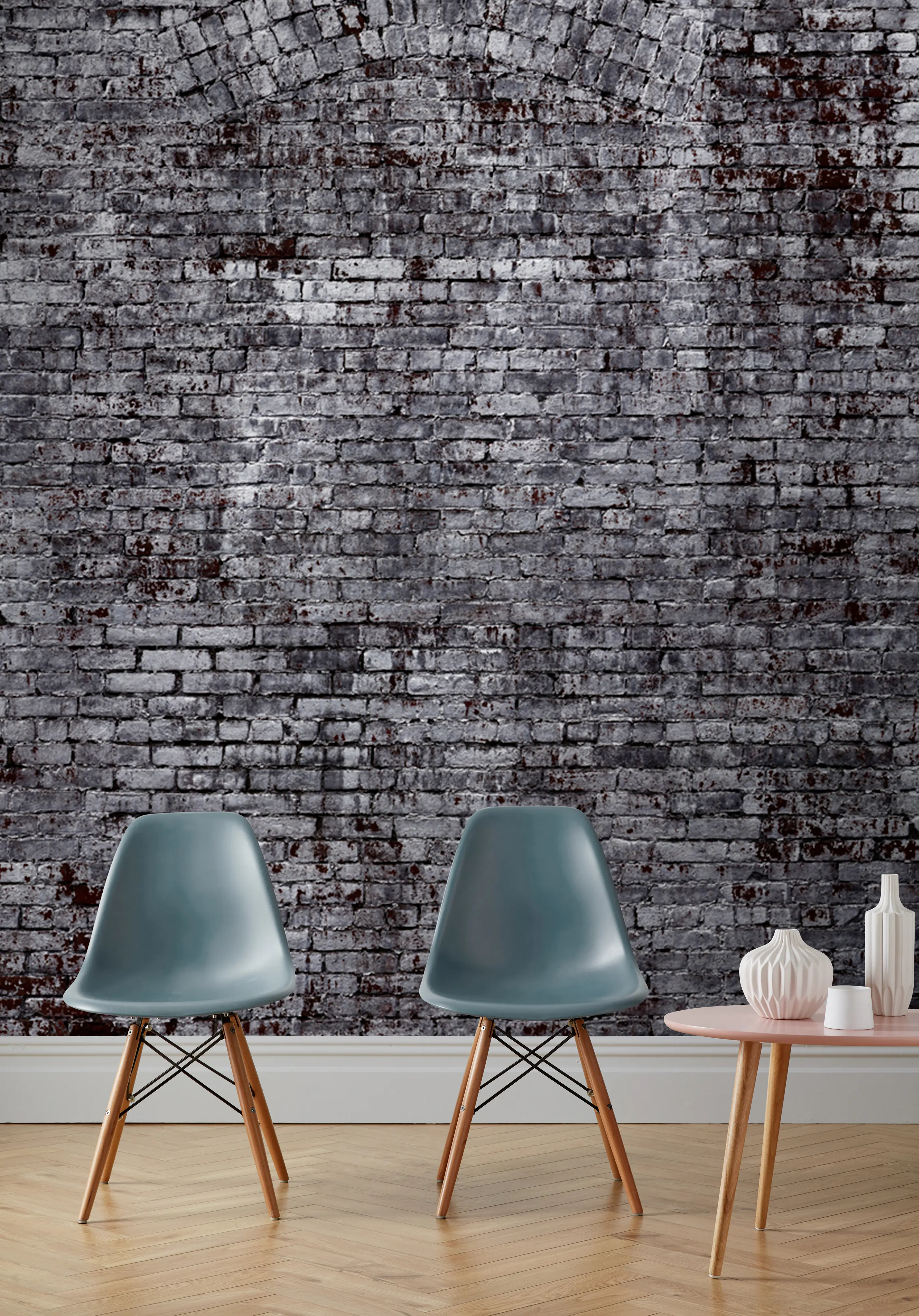 Rasch Vlies Fototapete 940954 Grau Muster & Motive 3 m x 3,72 m