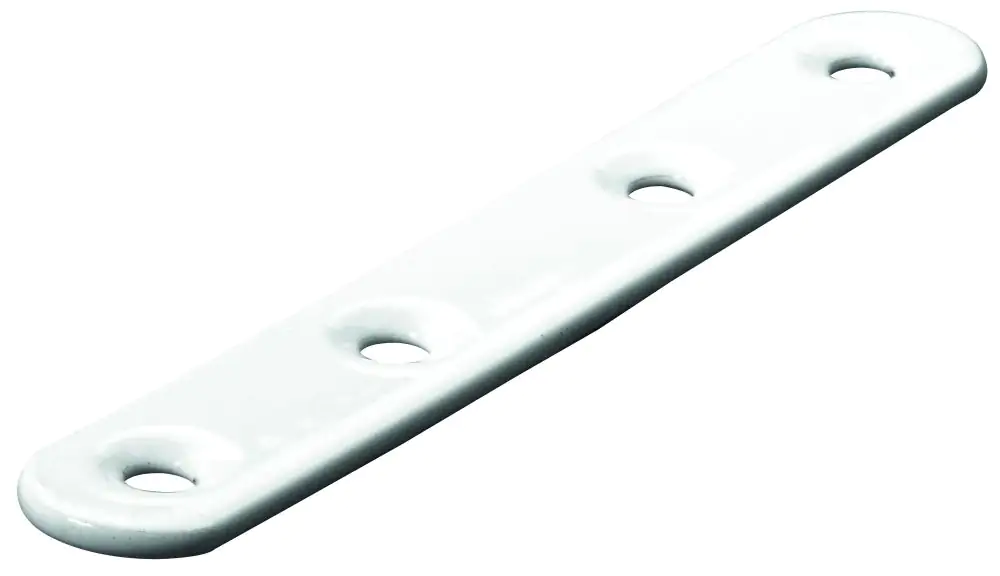 Hettich Verbindungsblech 15 x 100 mm weiß - 1 Stück