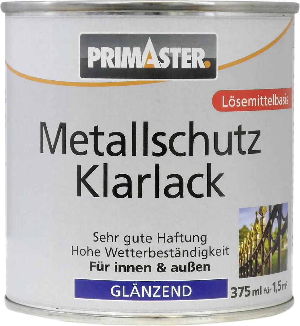 Primaster Metallschutzklarlack 375 ml glänzend Primaster Metallschutzklarlack 375 ml glänzend