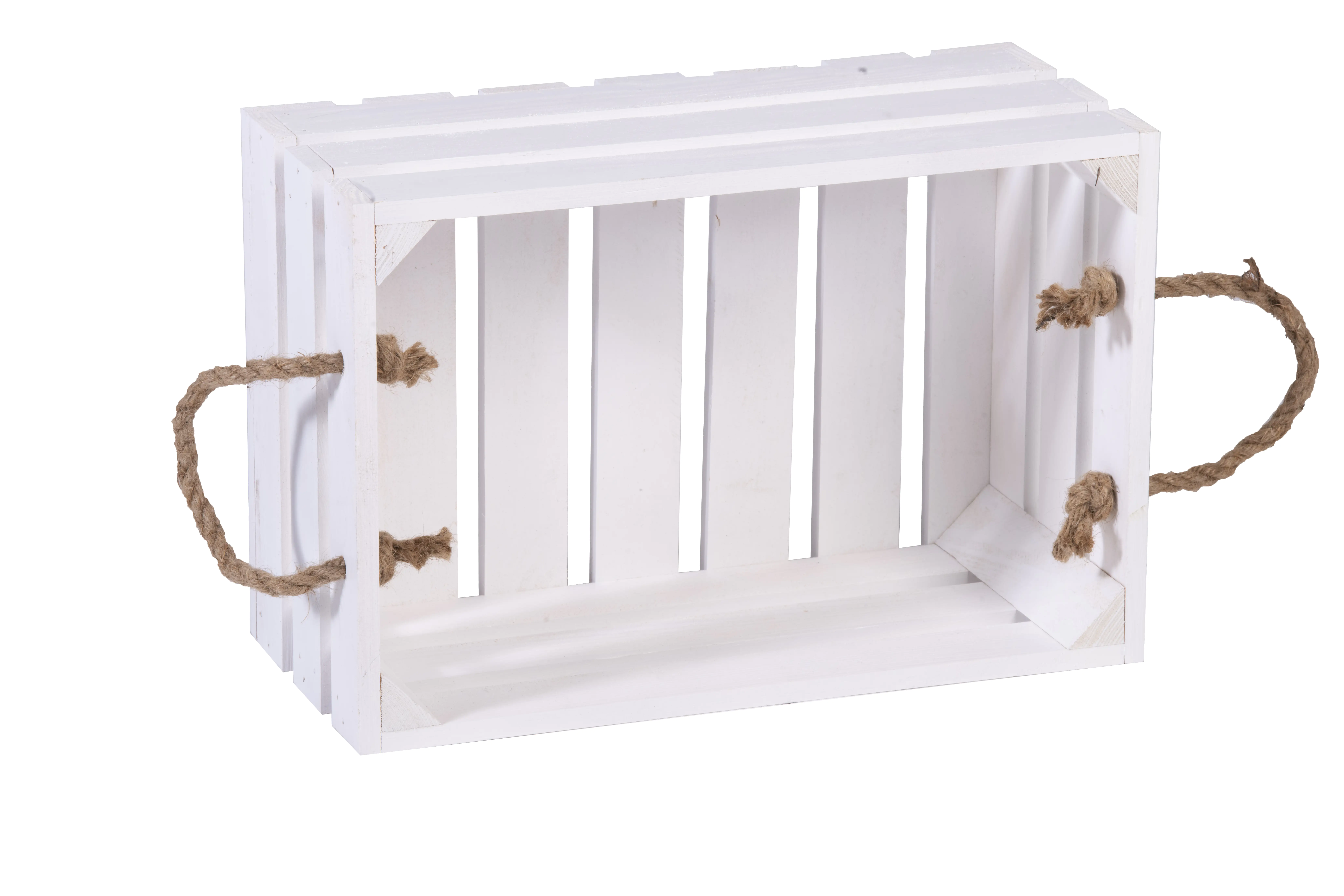 iWerk Holzbox mit Kordel Tragegriff M 40 x 27 x 18 cm