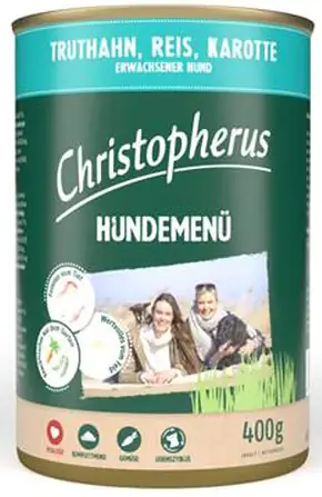Christopherus Hundefutter Truthahn Reis & Karotte 400 g