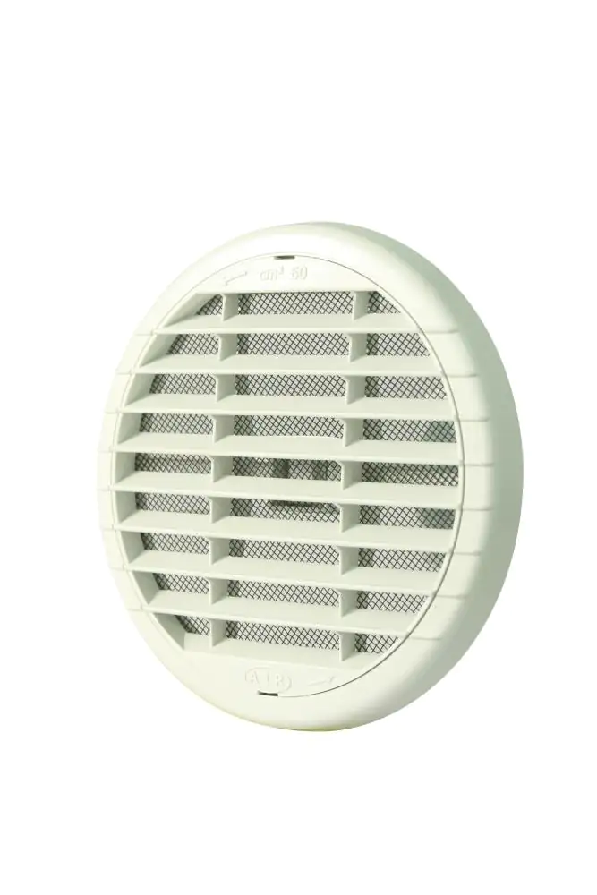 Marley Lüftungsgitter Ø 135 mm, weiß, zum Klemmen